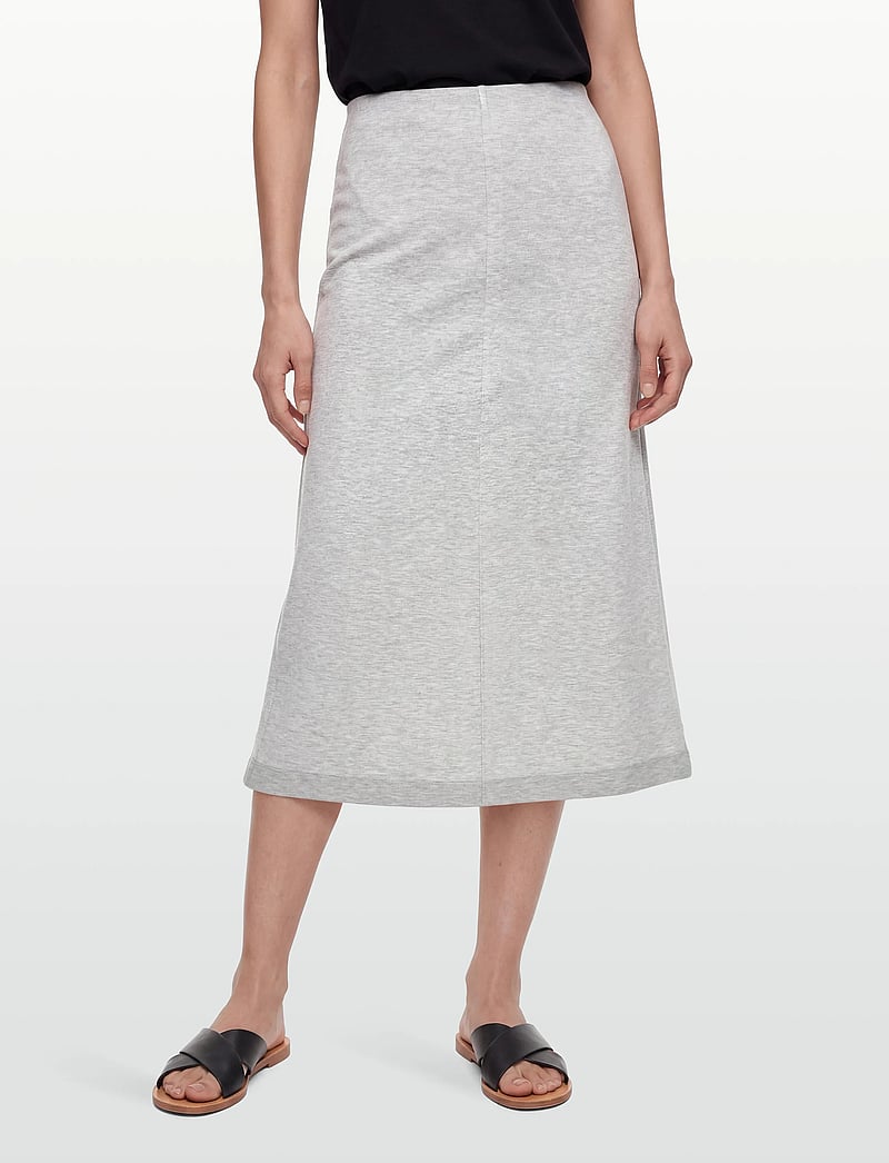 Day Birger et Mikkelsen - Suzie - Scuba - maxi röcke - light grey melange - 3