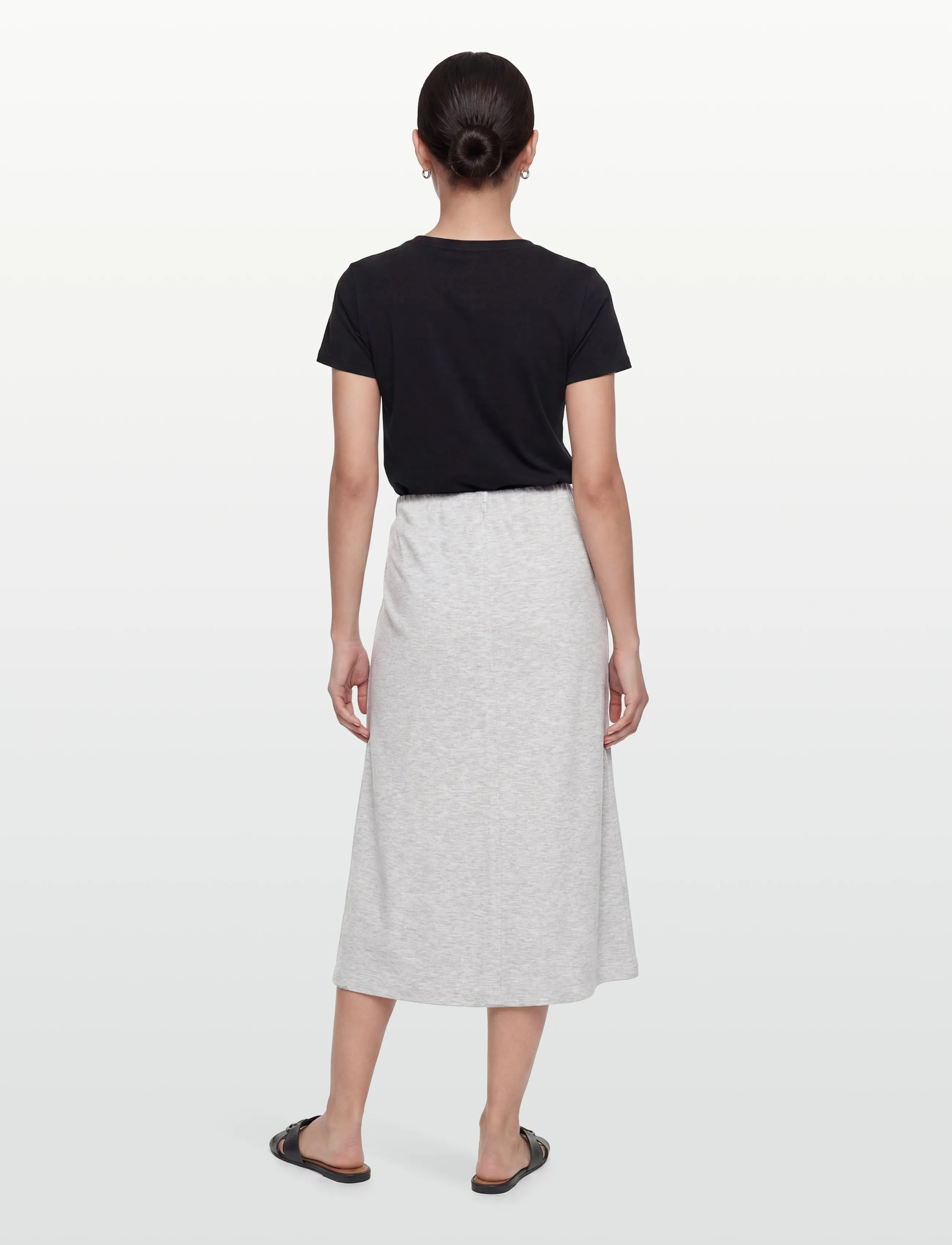 Day Birger et Mikkelsen - Suzie - Scuba - maxi nederdele - light grey melange - 4
