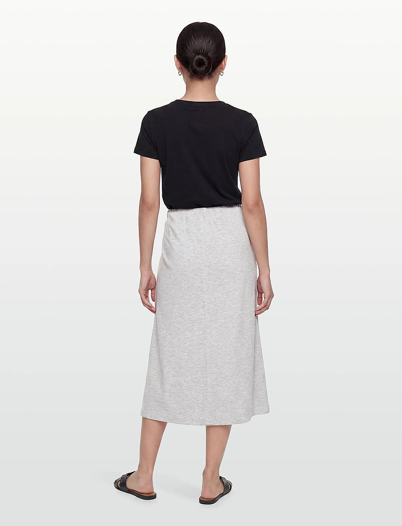 Day Birger et Mikkelsen - Suzie - Scuba - maxi röcke - light grey melange - 4