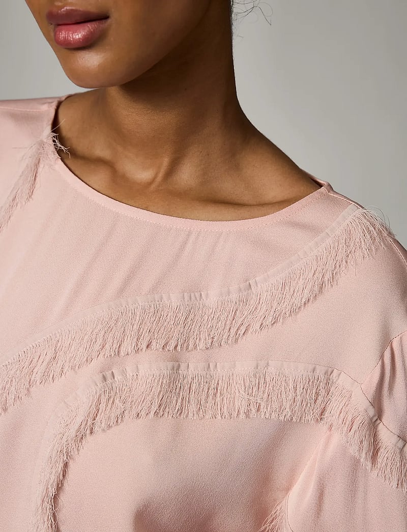 Day Birger et Mikkelsen - Tatiana - Matte Crepe - kurzämlige blusen - rose smoke - 5