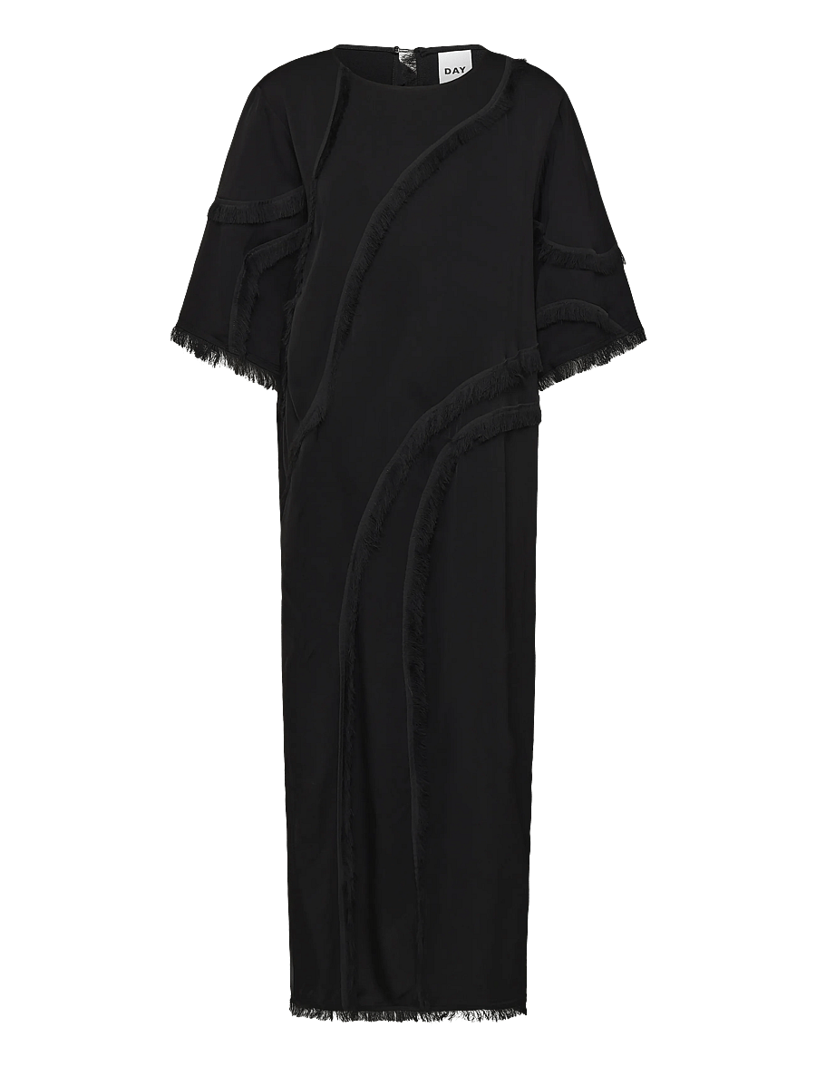 Day Birger et Mikkelsen - Thea - Matte Crepe - midi kjoler - black - 1