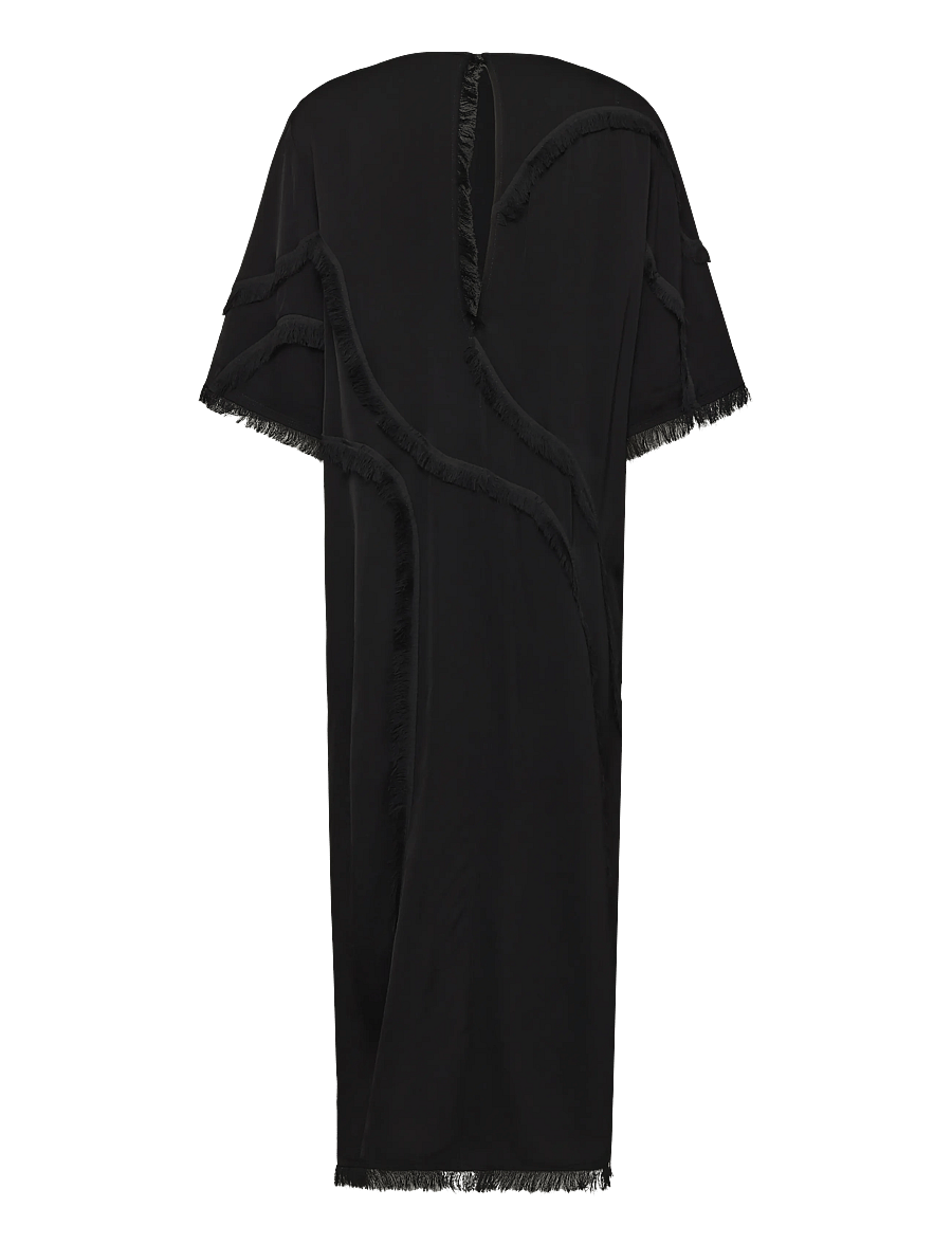 Day Birger et Mikkelsen - Thea - Matte Crepe - midi kjoler - black - 2