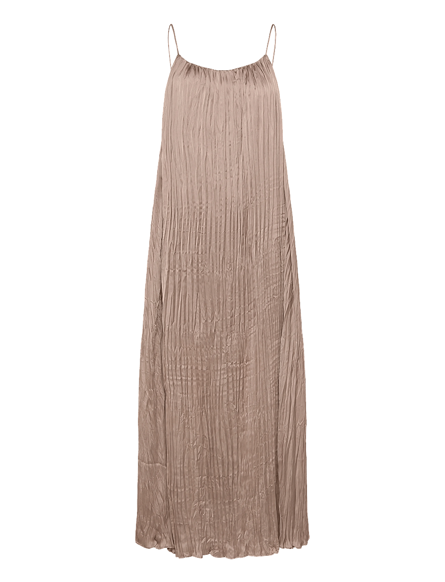 Day Birger et Mikkelsen - Tyrice - Crinkled Surface - maxi dresses - cobblestone - 1