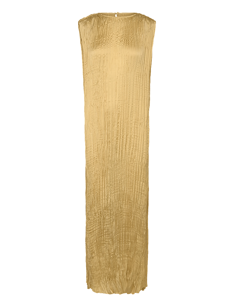 Day Birger et Mikkelsen - Will - Crinkled surface - maxi kjoler - straw - 1