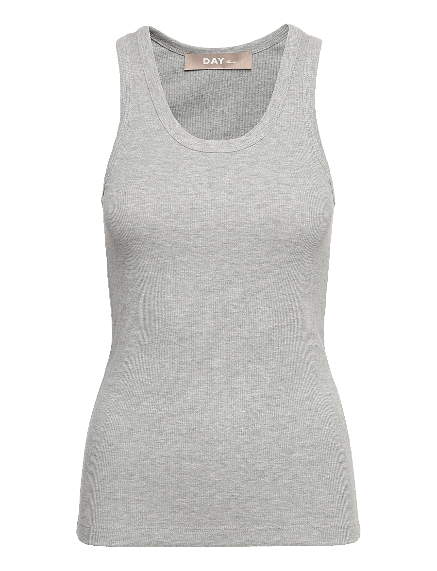 Day Birger et Mikkelsen - Camilo - Classic Rib - Ærmeløse toppe - light grey melange - 1