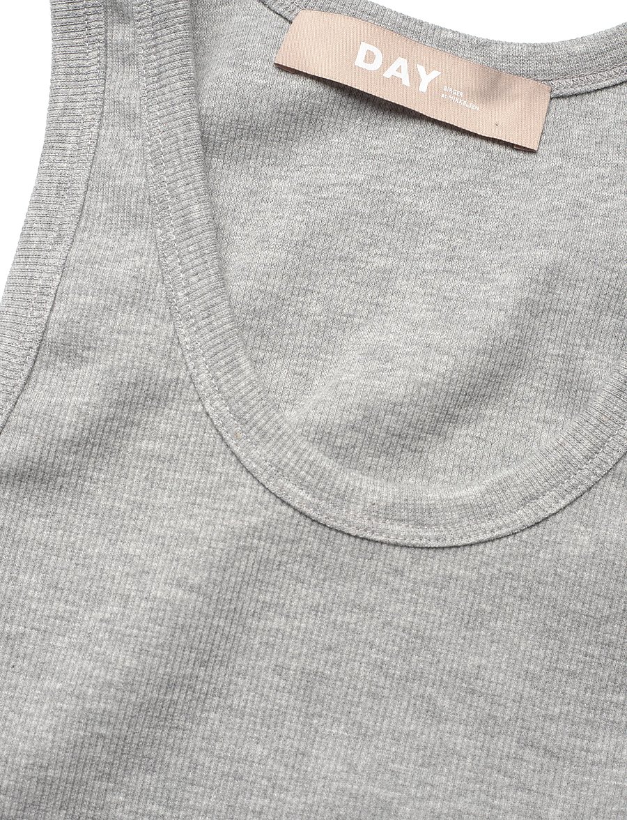 Day Birger et Mikkelsen - Camilo - Classic Rib - Ærmeløse toppe - light grey melange - 4