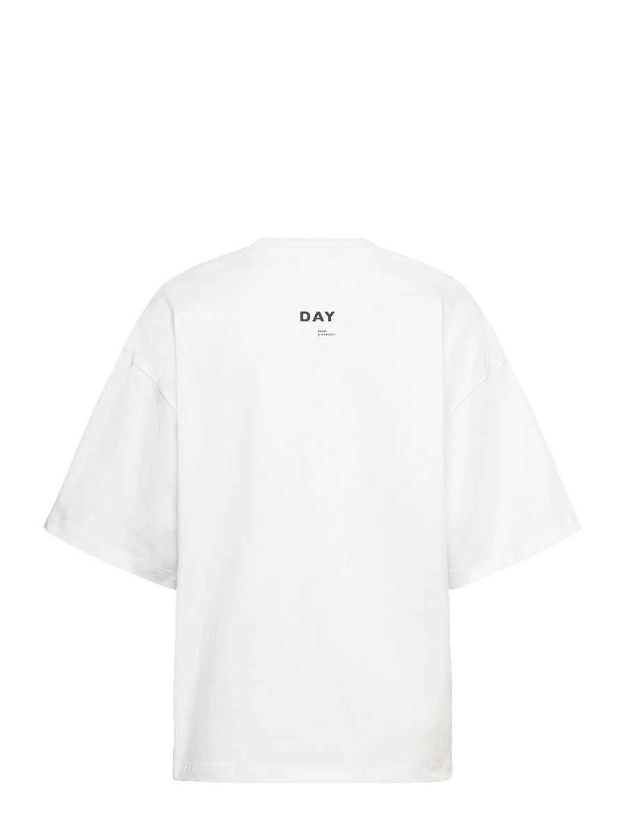 Day Birger et Mikkelsen - Drew - Heavy Jersey - t-shirts - bright white - 2