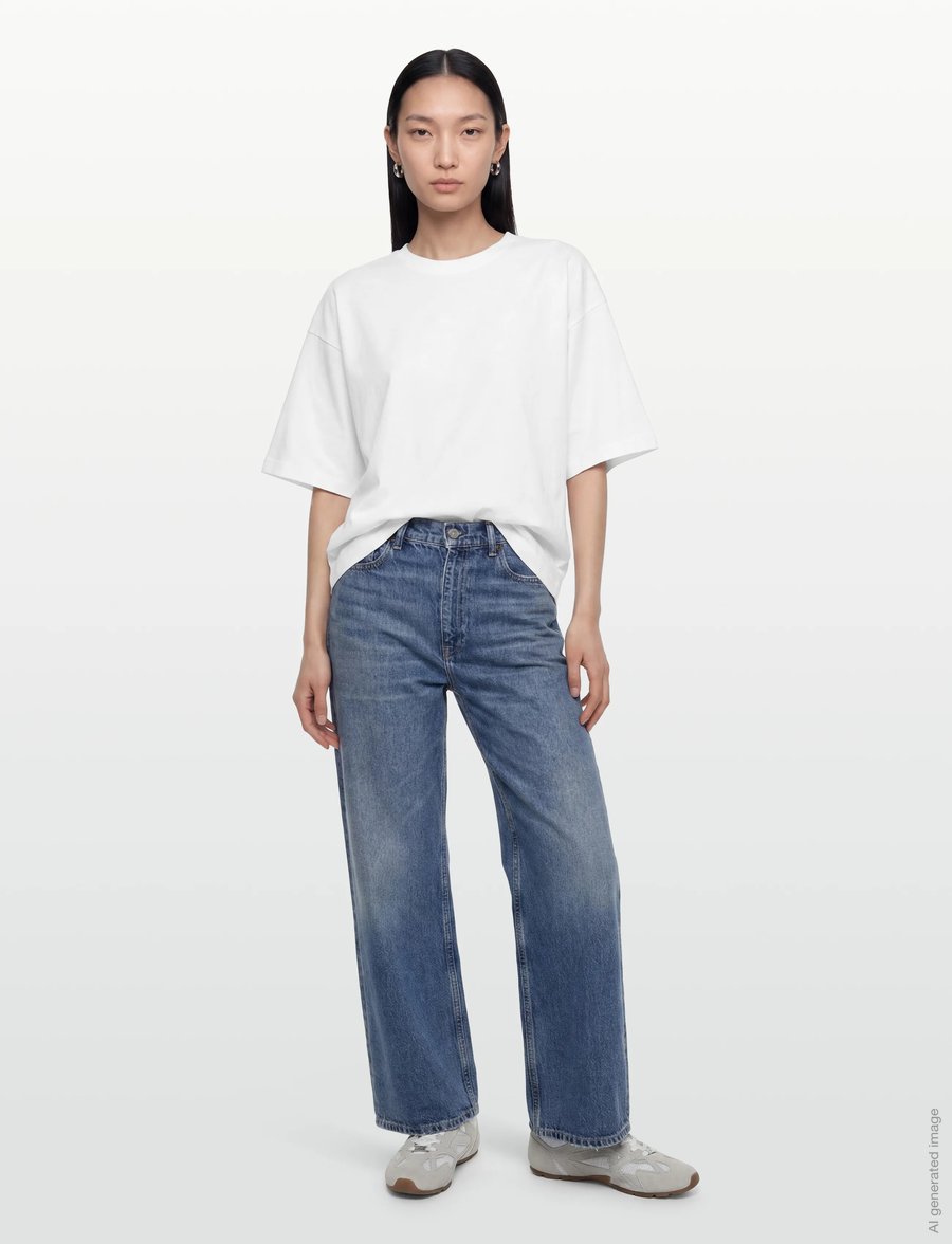 Day Birger et Mikkelsen - Drew - Heavy Jersey - t-shirts - bright white - 0