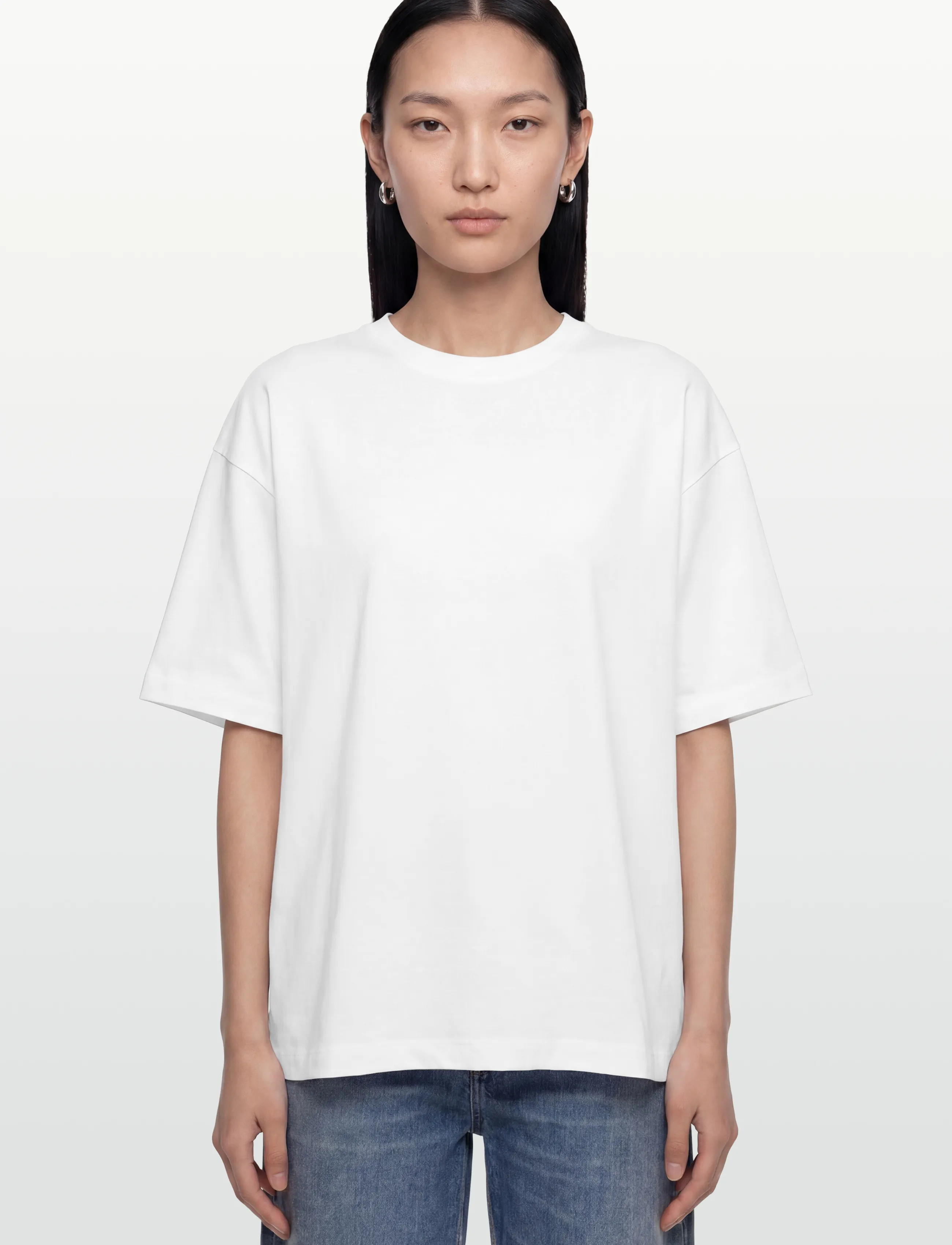 Day Birger et Mikkelsen - Drew - Heavy Jersey - t-shirty & zopy - bright white - 3