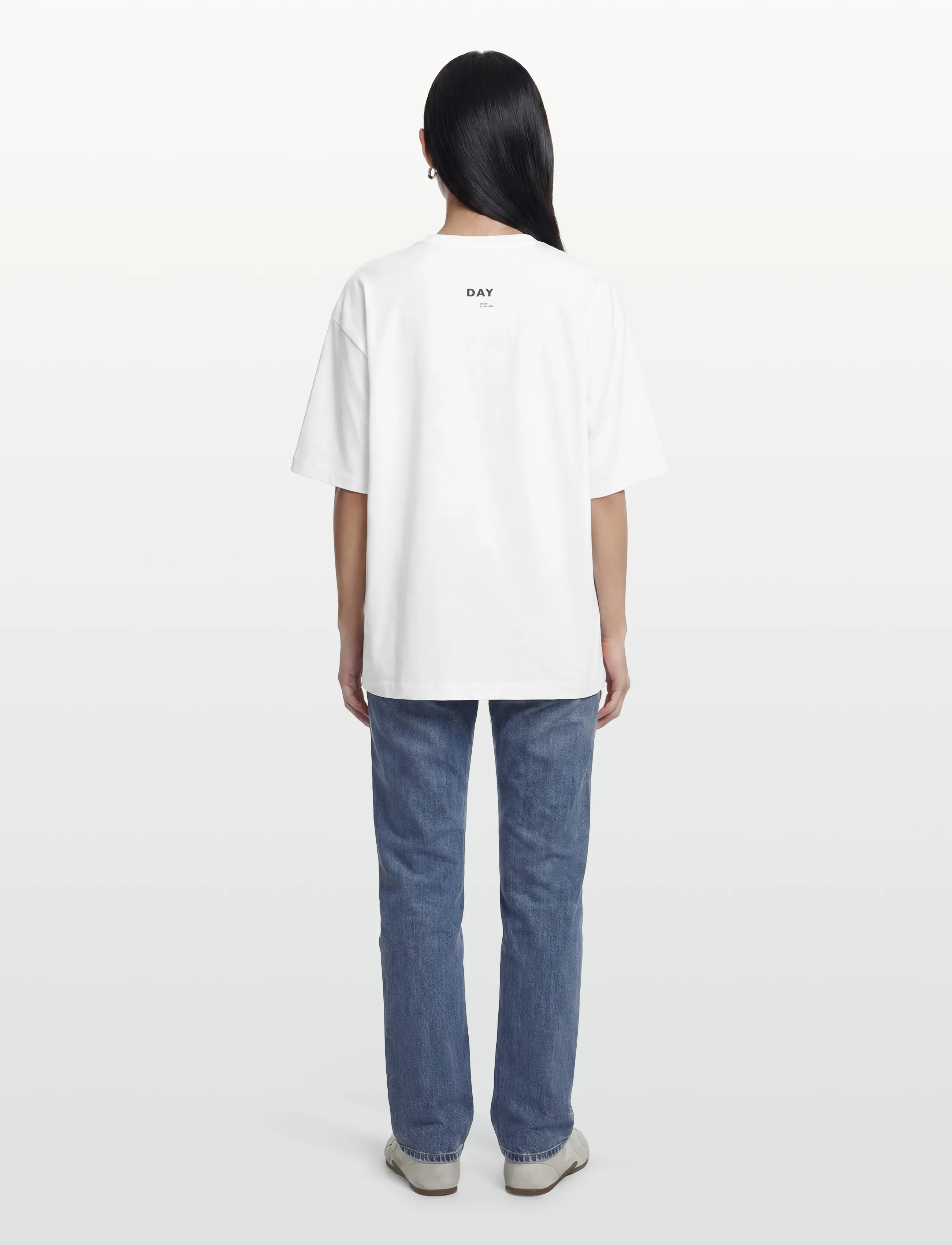 Day Birger et Mikkelsen - Drew - Heavy Jersey - t-shirty & zopy - bright white - 4