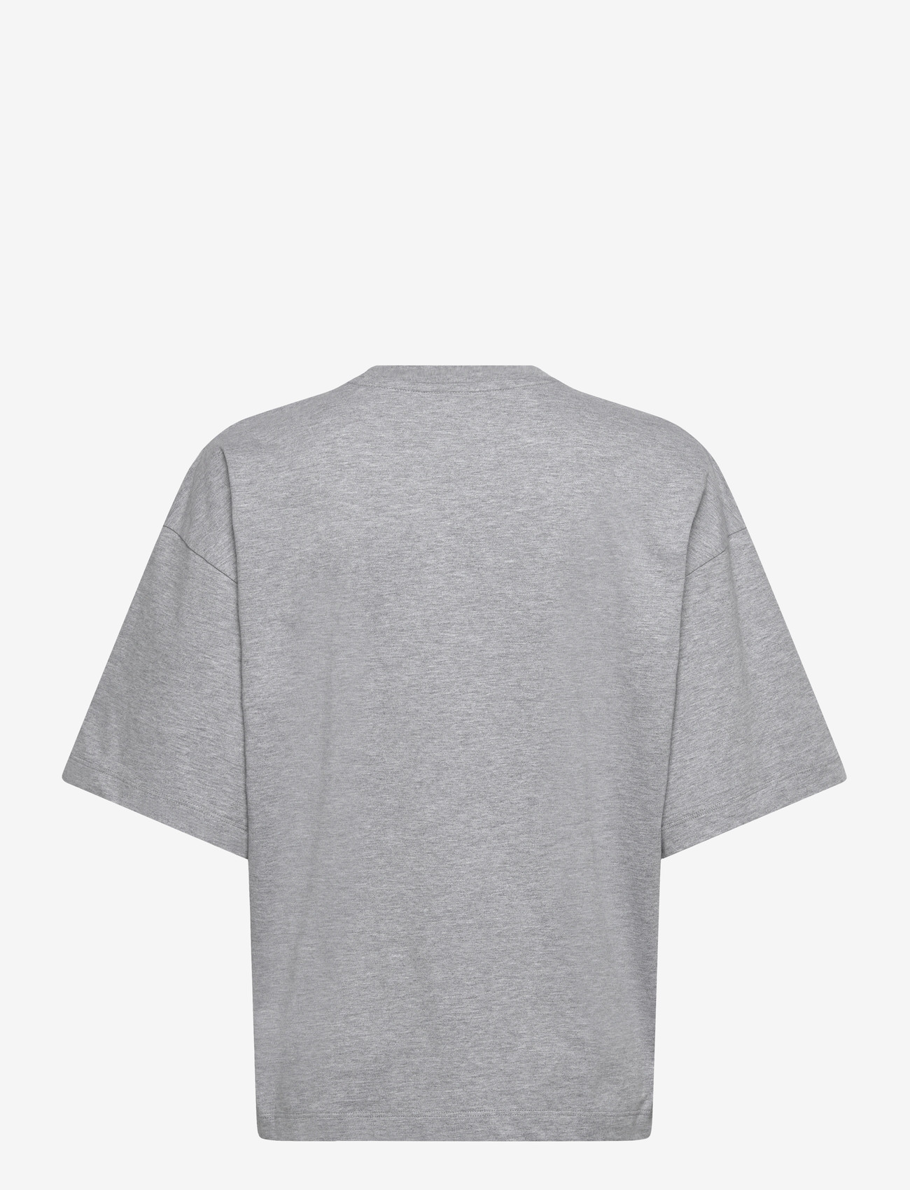 Day Birger et Mikkelsen - Drew Embroidery - Heavy Jersey - t-shirts - light grey melange - 1