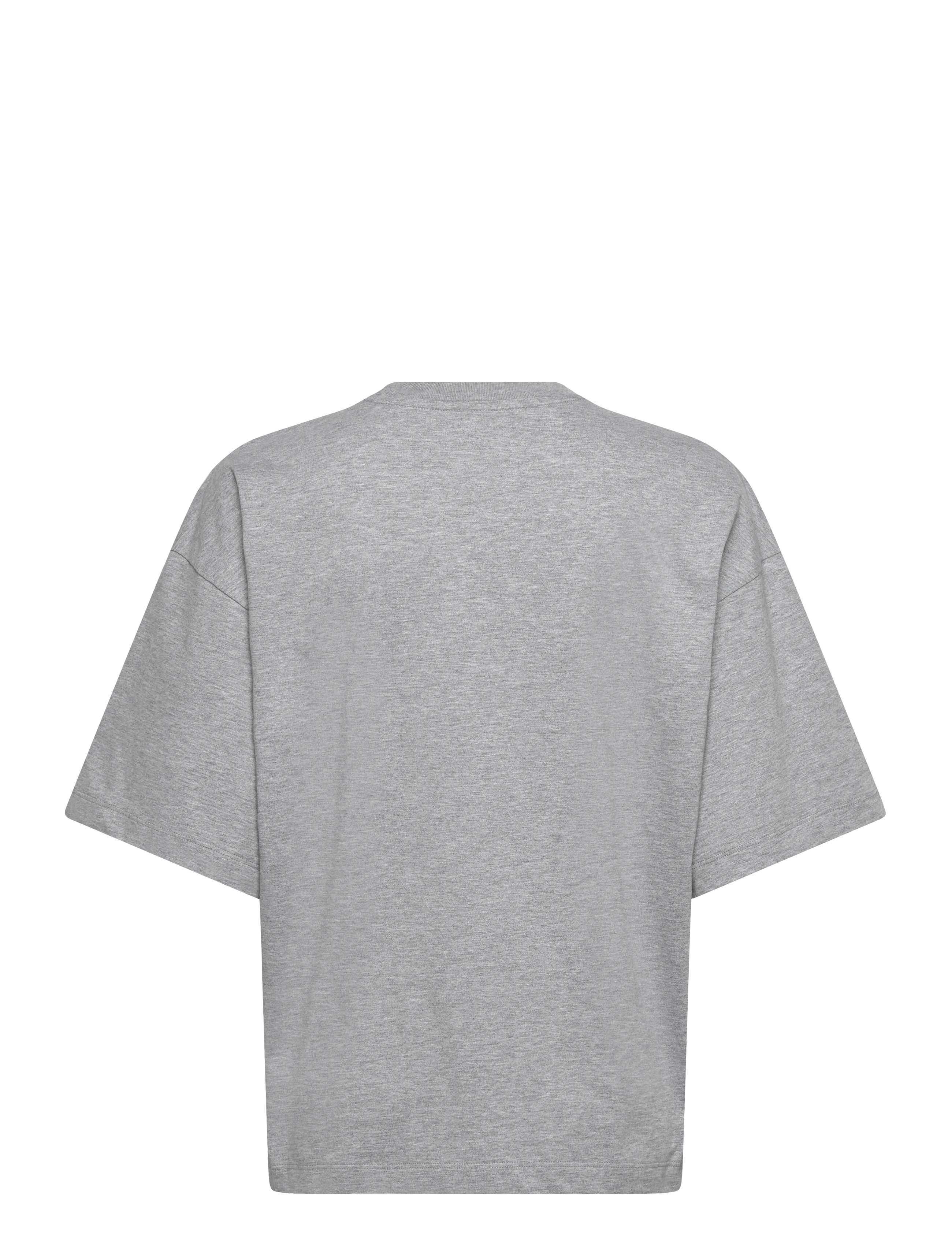 Day Birger et Mikkelsen - Drew Embroidery - Heavy Jersey - t-shirts - light grey melange - 1