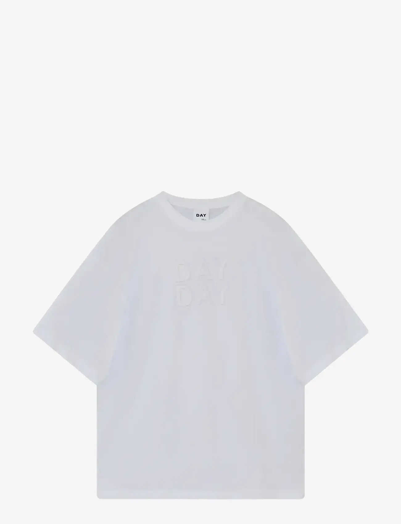 Day Birger et Mikkelsen - Drew King embroidery - Heavy Jersey - t-särgid - bright white - 1