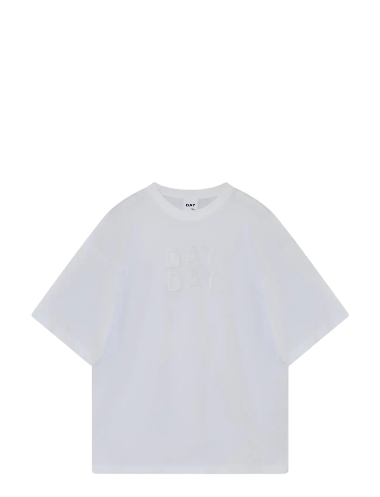 Drew King embroidery - Heavy Jersey - BRIGHT WHITE