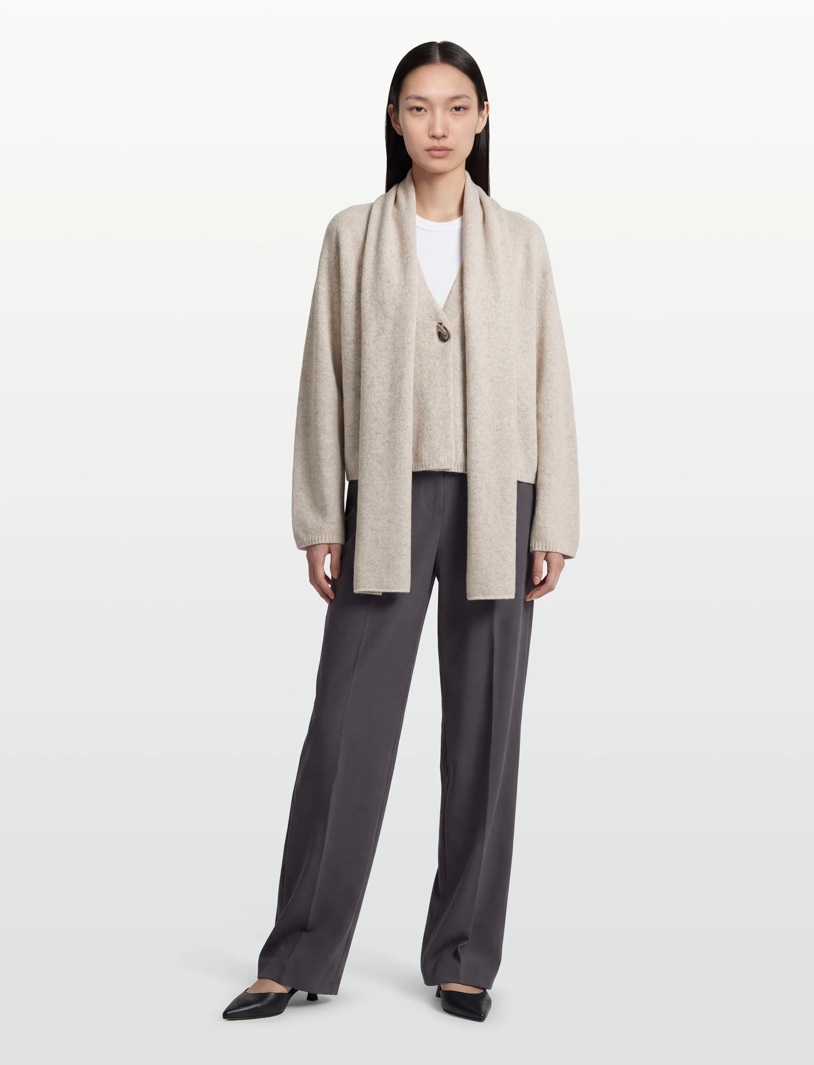 Day Birger et Mikkelsen - Javier - Soft Lamb - cardigans - jet stream - 0