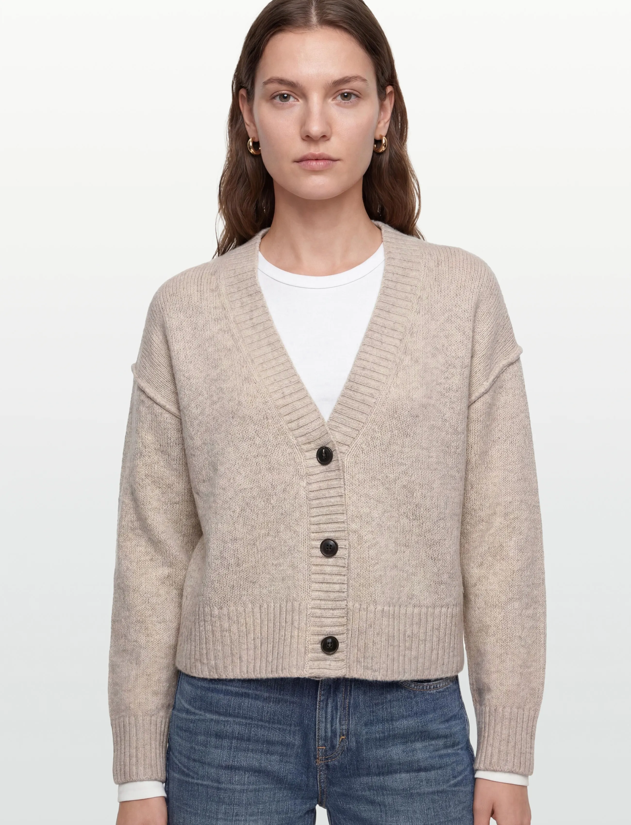 Day Birger et Mikkelsen - Monica - Soft Lamb - cardigans - jet stream - 3