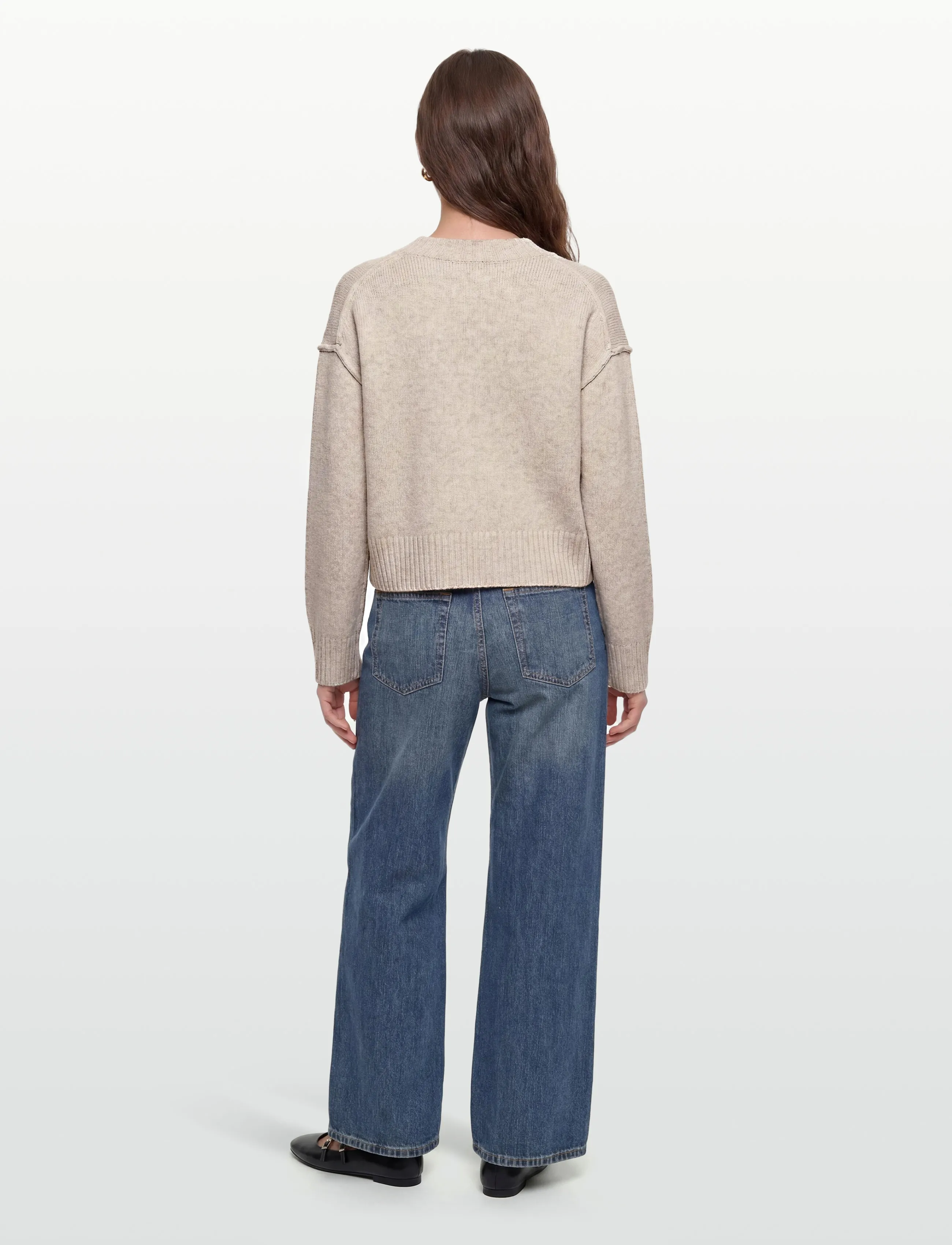 Day Birger et Mikkelsen - Monica - Soft Lamb - cardigans - jet stream - 4