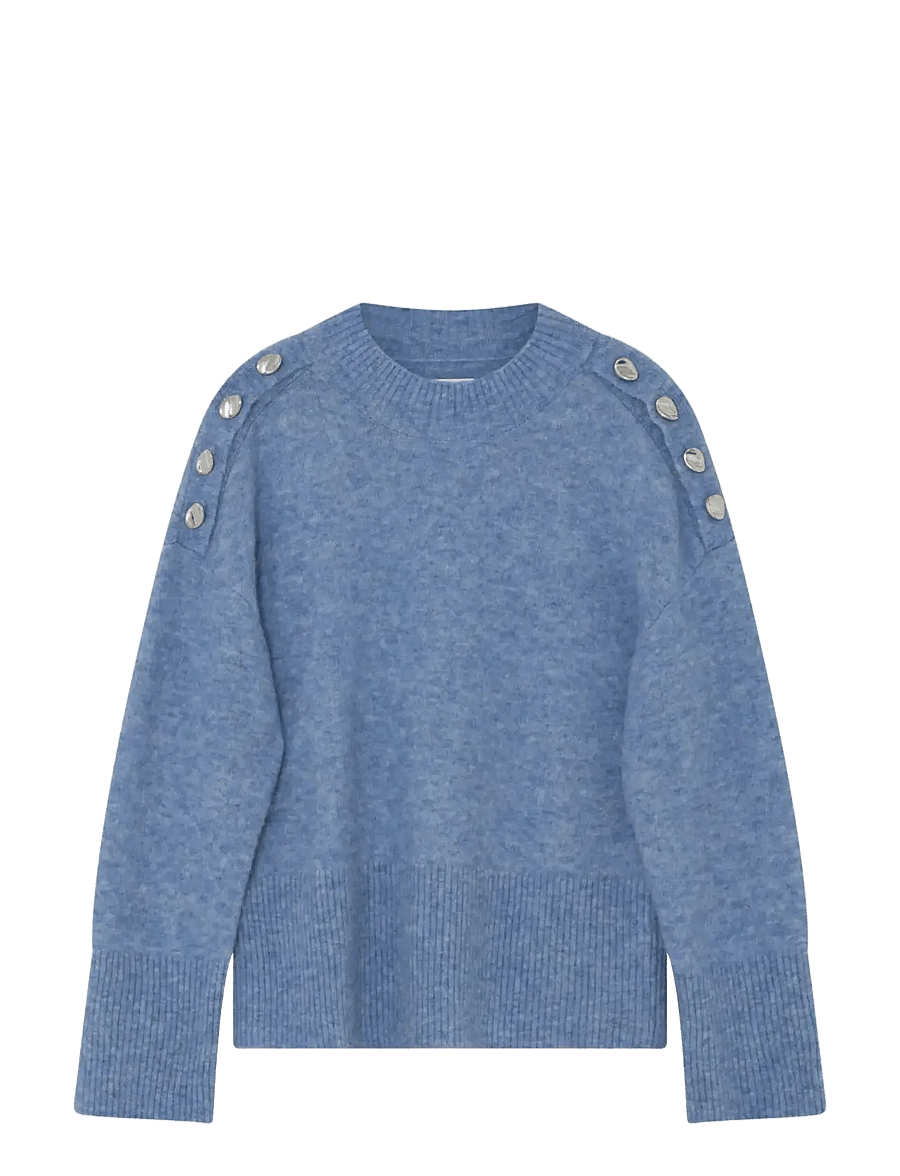 Day Birger et Mikkelsen - Silma - Cozy Days - pullover - brunnera blue melange - 0