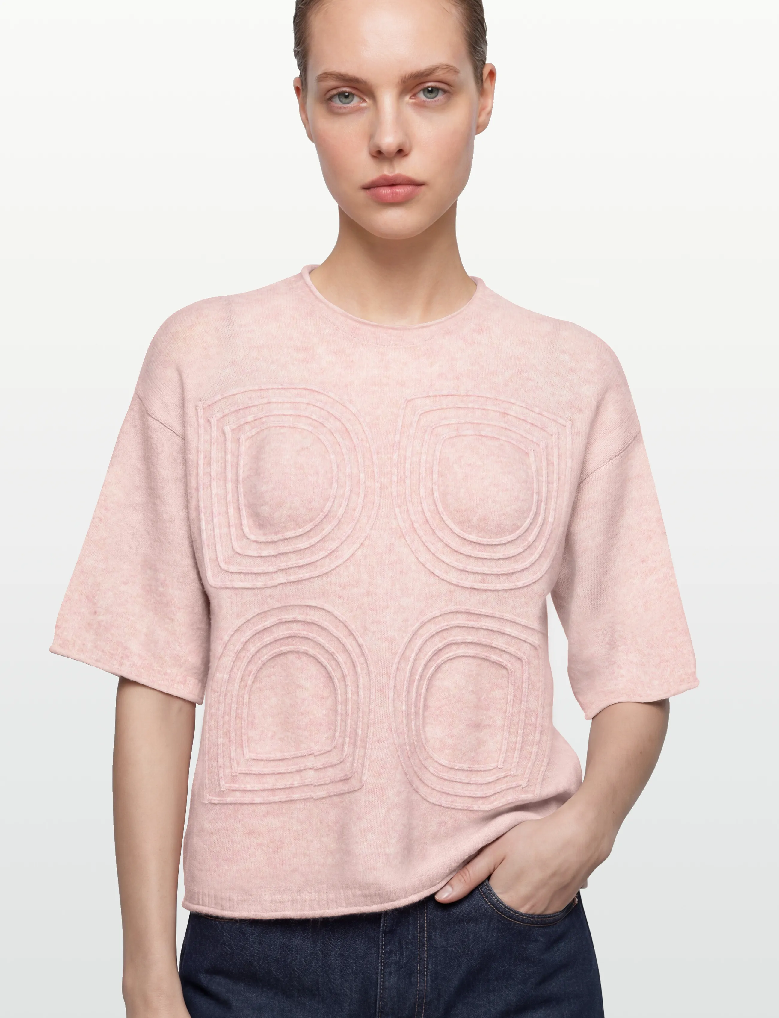 Day Birger et Mikkelsen - Teresa - Cozy Days - t-shirts - shrinking violet melange - 3