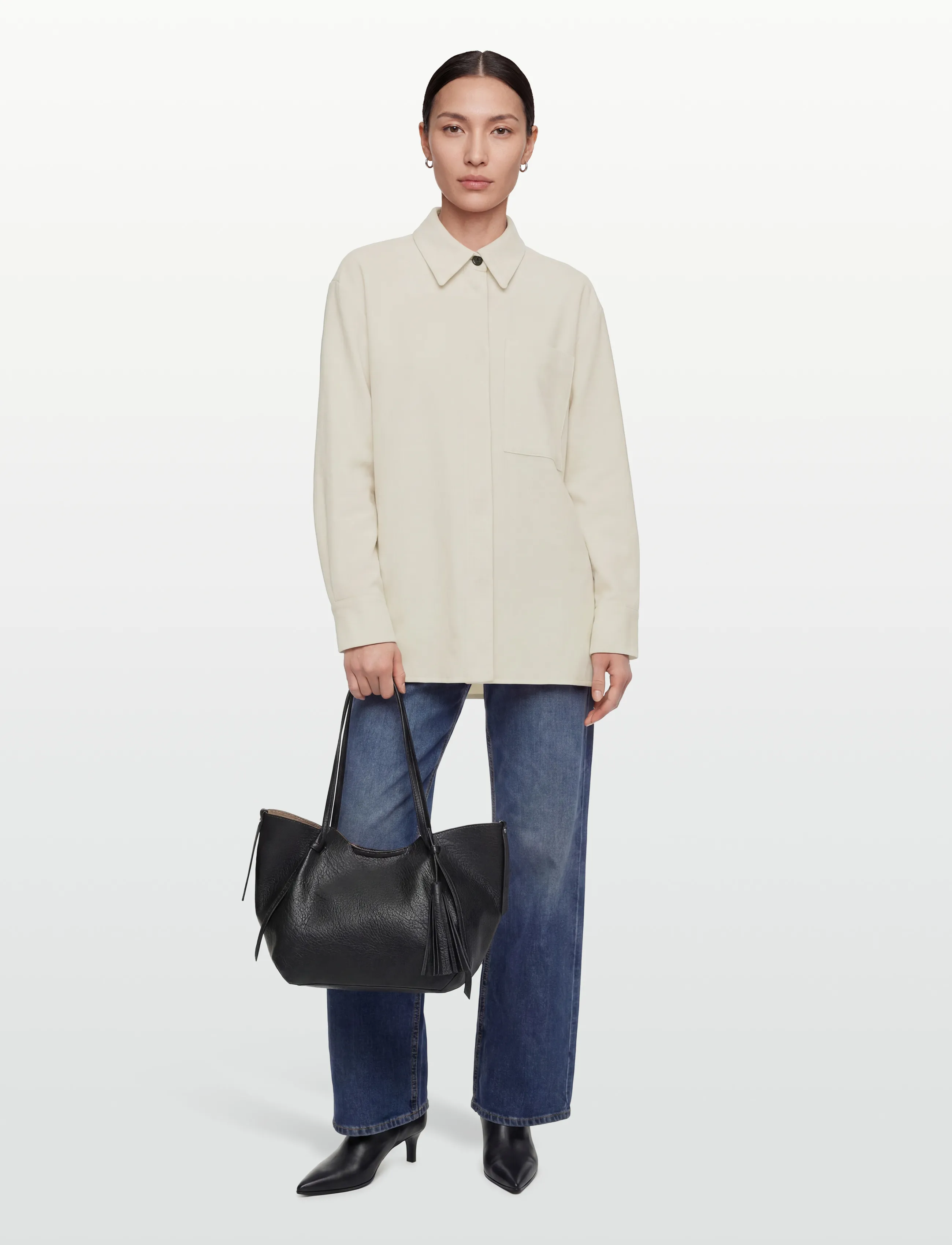 Day Birger et Mikkelsen Vivian Double Faced Wool, 42, Jackets, Creme - Wool Frauen