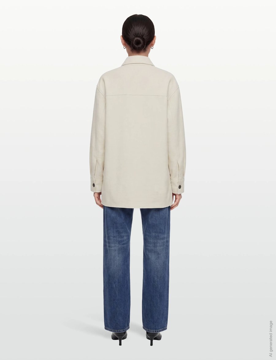 Day Birger et Mikkelsen - Vivian - Double Faced Wool - uldjakker - jetstream melange - 4