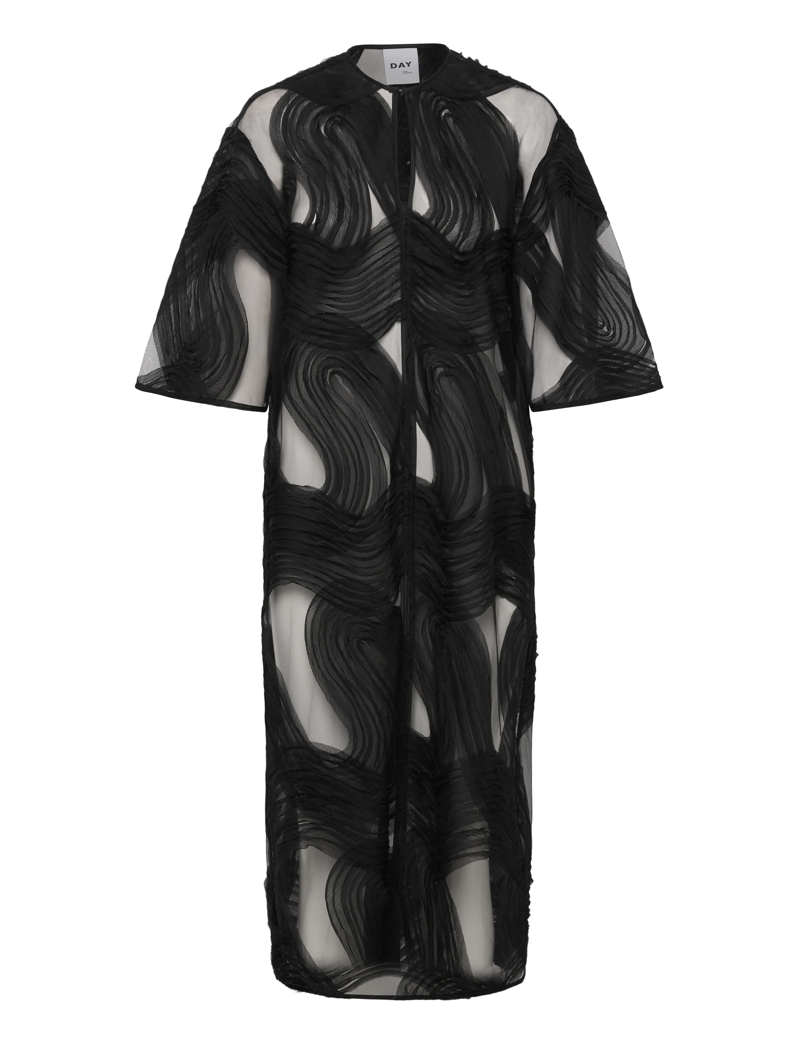 Day Birger et Mikkelsen Aruna - Crochet Lacy - Pitskleidid - BLACK / black