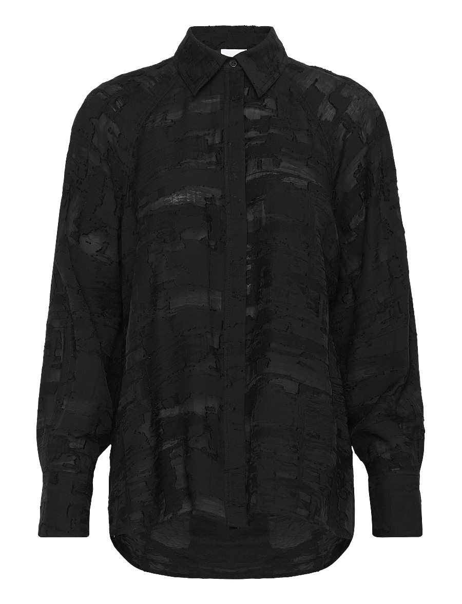 Day Birger et Mikkelsen - Elston - Jacquard Torn - langärmelige blusen - black - 1