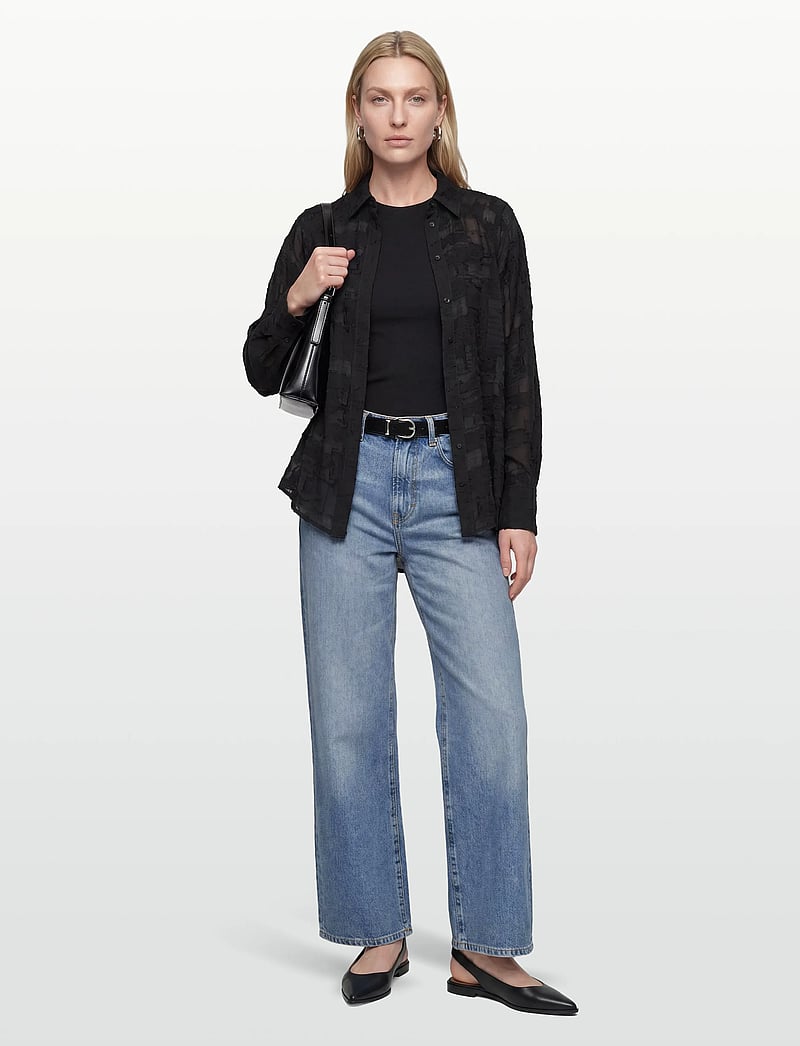Day Birger et Mikkelsen - Elston - Jacquard Torn - langärmlige blusen - black - 0
