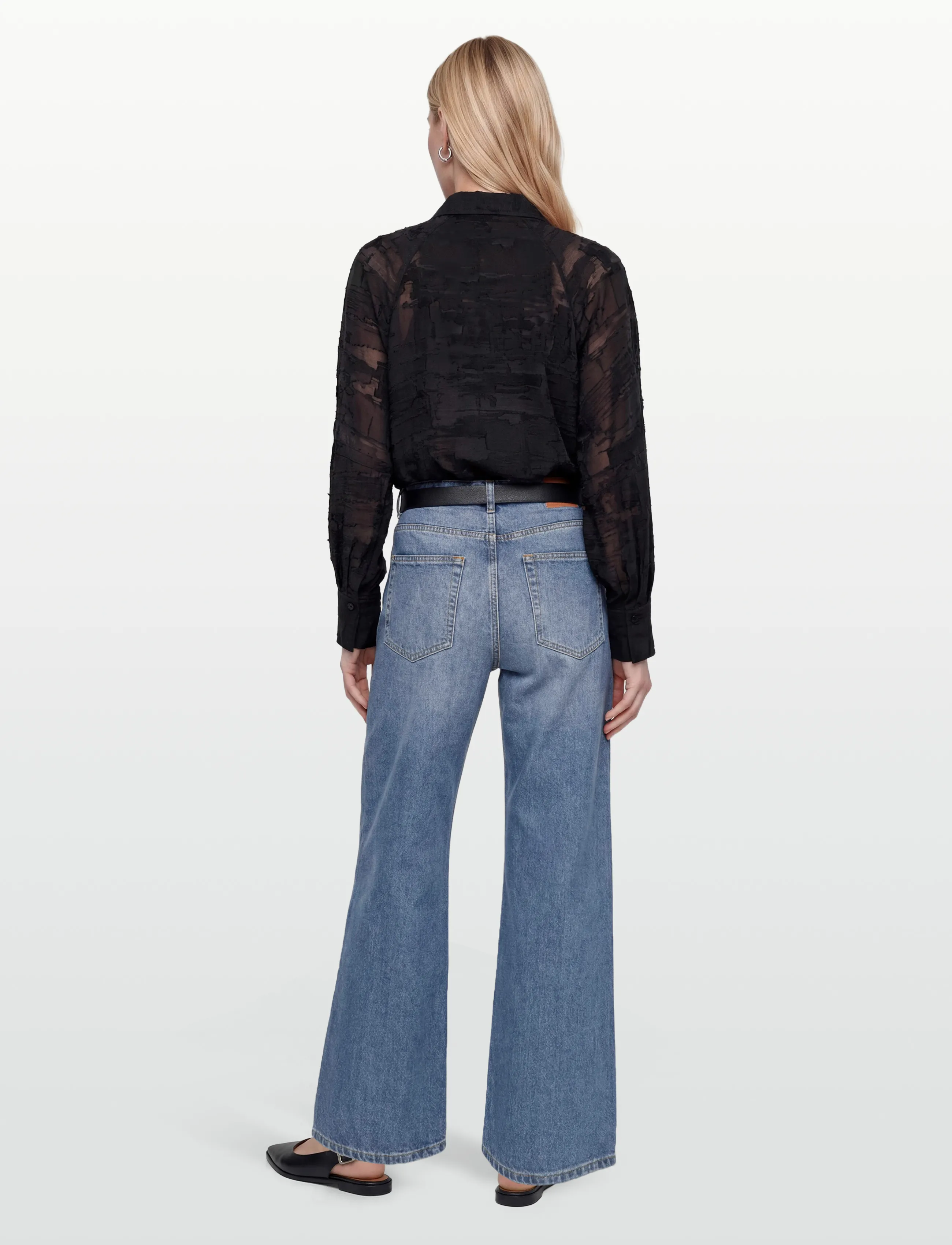 Day Birger et Mikkelsen - Elston - Jacquard Torn - langerma blússur - black - 4