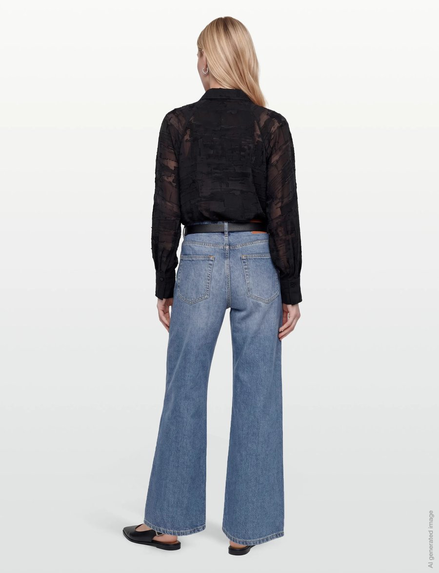 Day Birger et Mikkelsen - Elston - Jacquard Torn - langärmelige blusen - black - 4