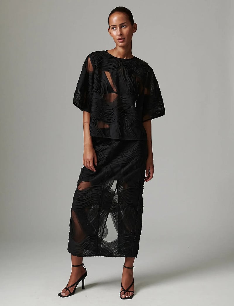 Day Birger et Mikkelsen - Emsa - Crochet Lacy - maxi röcke - black - 0
