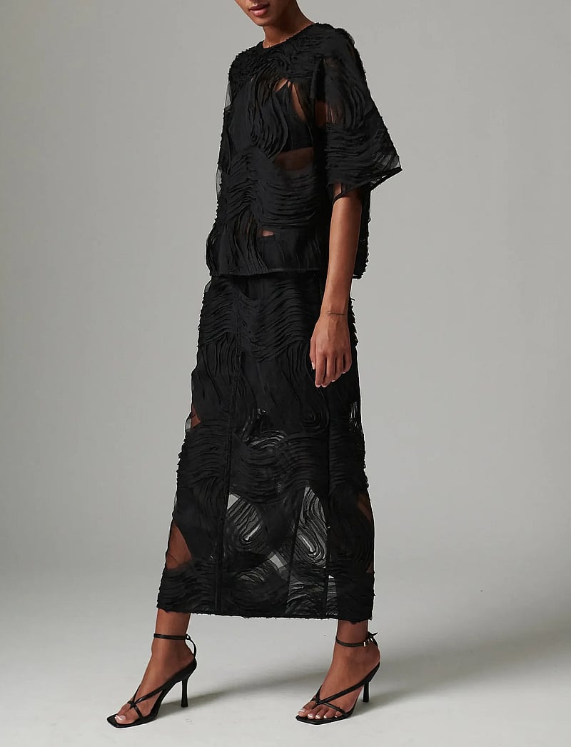 Day Birger et Mikkelsen - Emsa - Crochet Lacy - maxi röcke - black - 3