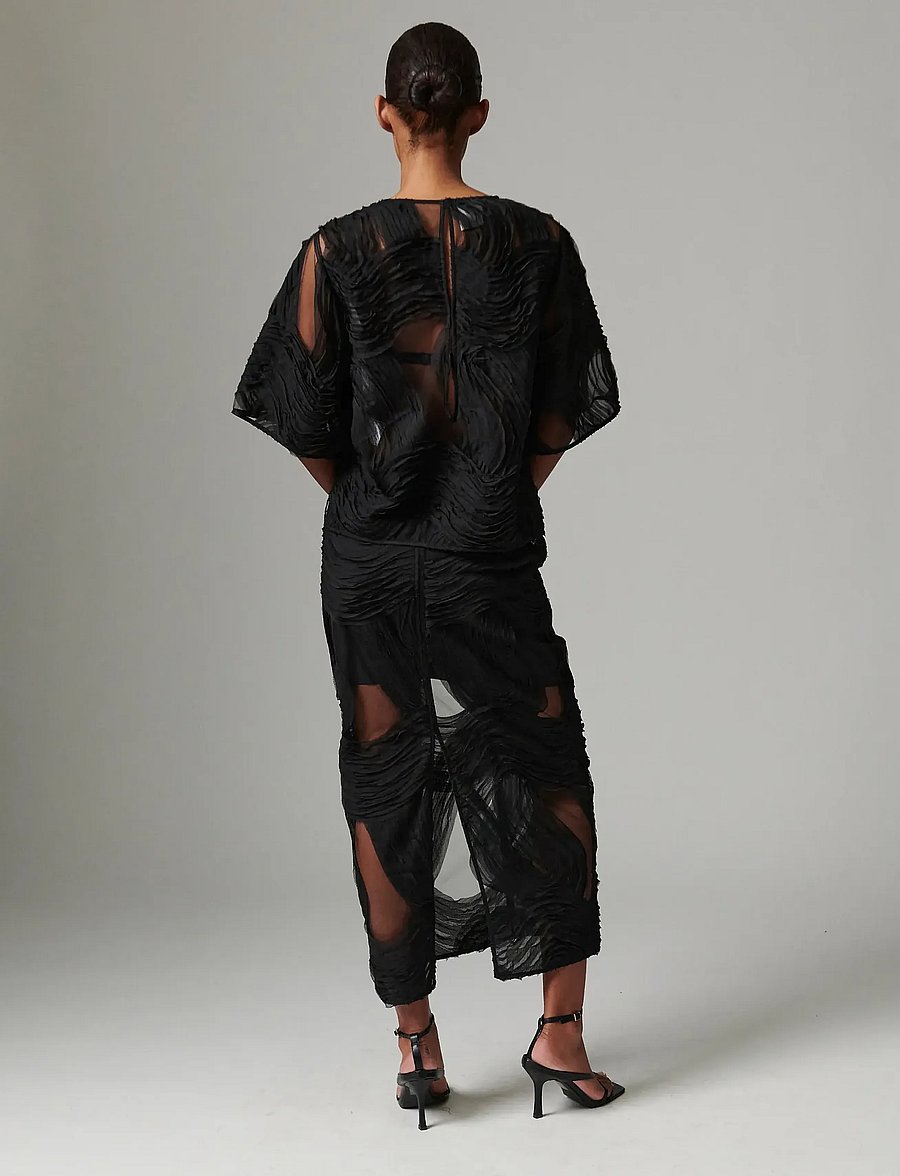 Day Birger et Mikkelsen - Emsa - Crochet Lacy - maxi röcke - black - 4