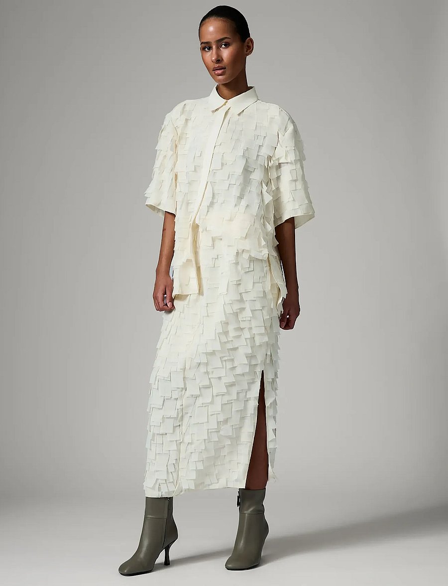 Day Birger et Mikkelsen - Flow - Chiffon Fringe - maxi röcke - jet stream - 3
