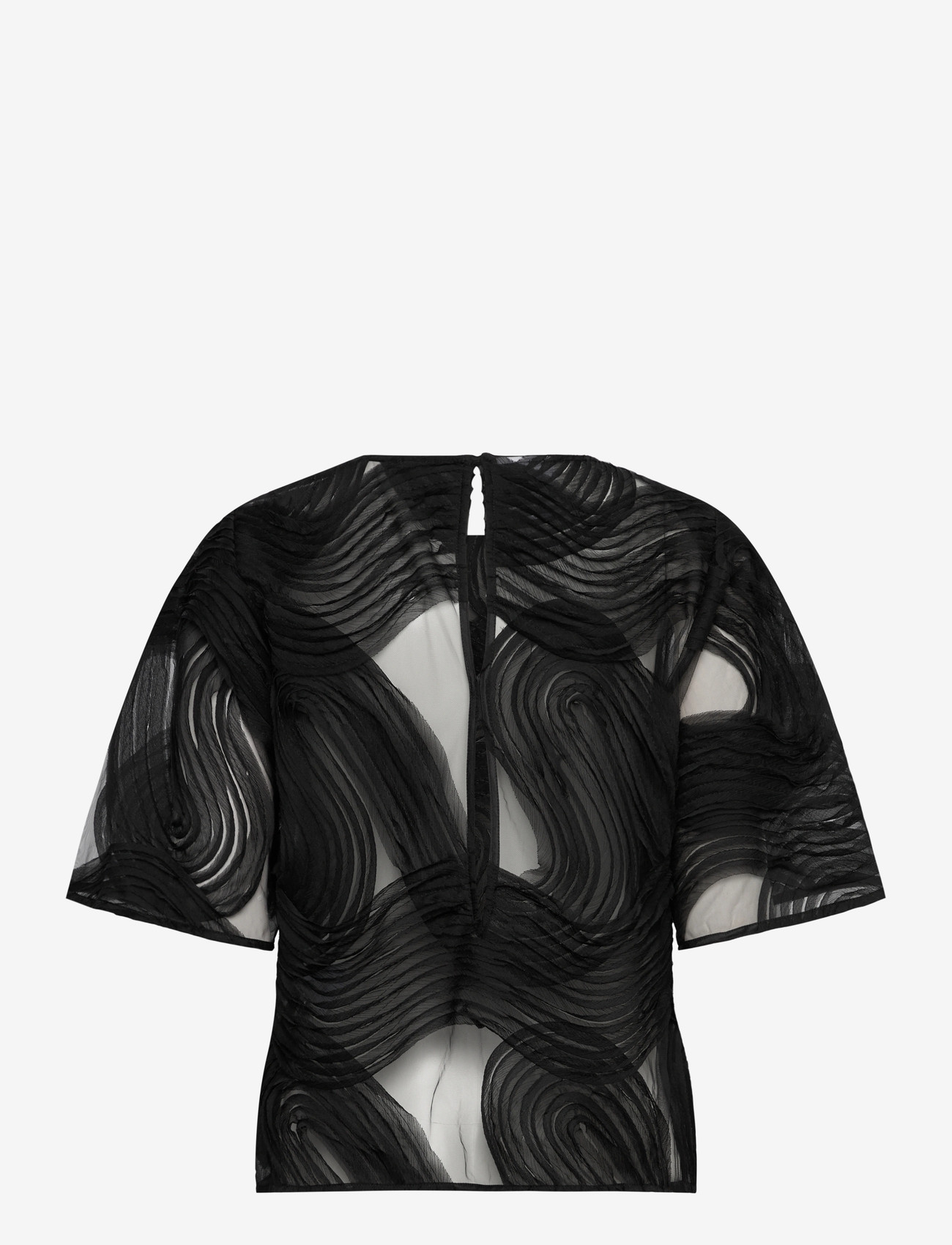 Day Birger et Mikkelsen - Tatiana - Crochet Lacy - kortärmade blusar - black - 2