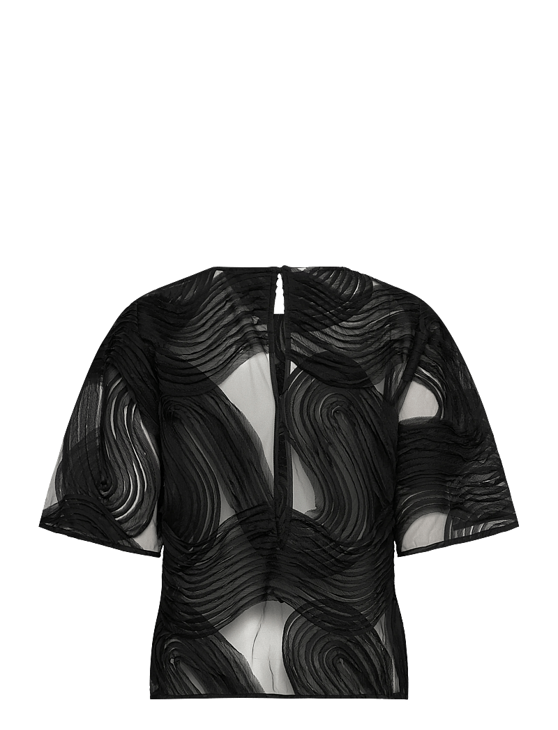 Day Birger et Mikkelsen - Tatiana - Crochet Lacy - kortärmade blusar - black - 2