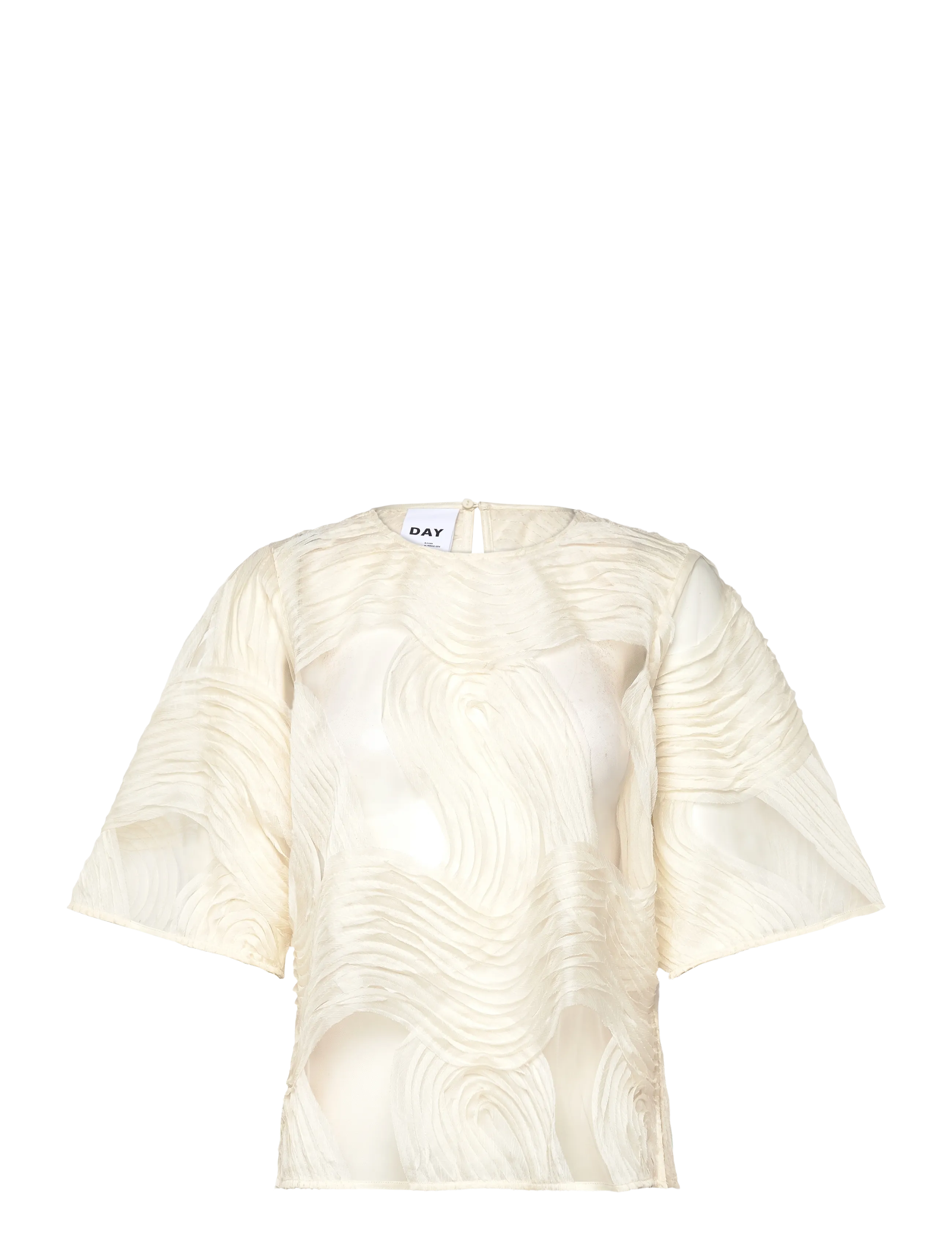 Day Birger et Mikkelsen Tatiana - Crochet Lacy - Kläder - JET STREAM / cream