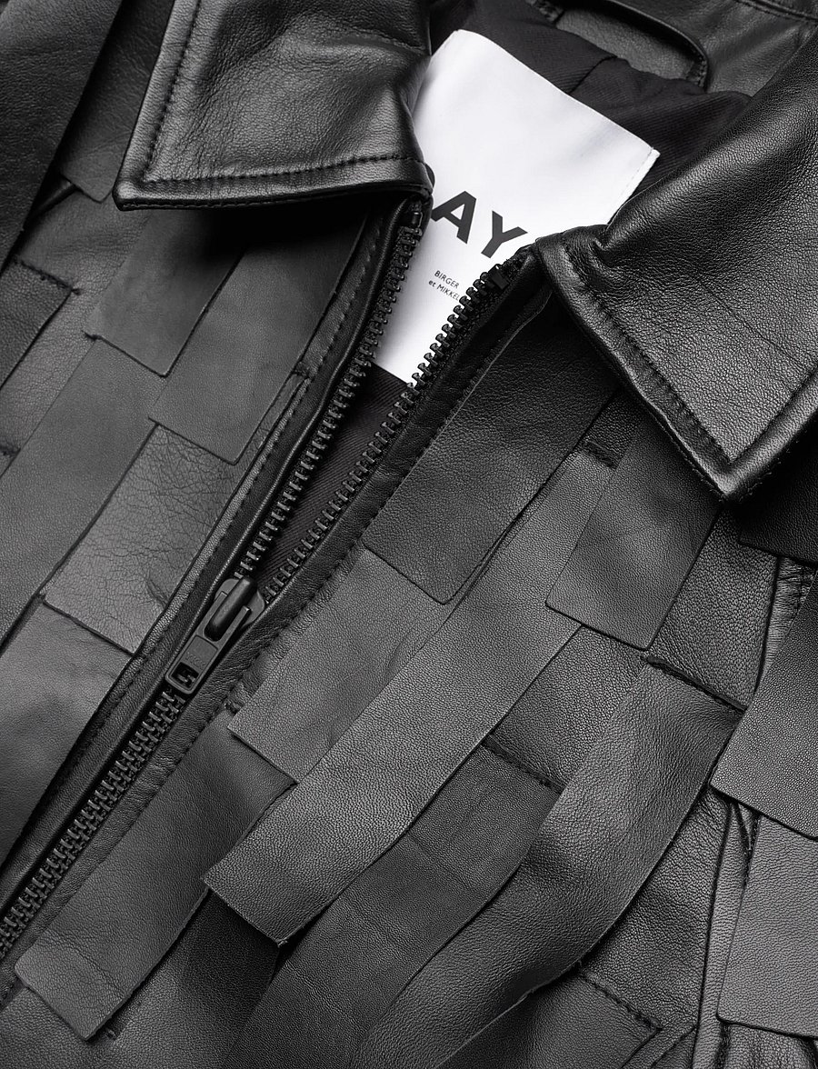 Day Birger et Mikkelsen - Rafia - Soft Lamb Leather - pavasara jakas - black - 5