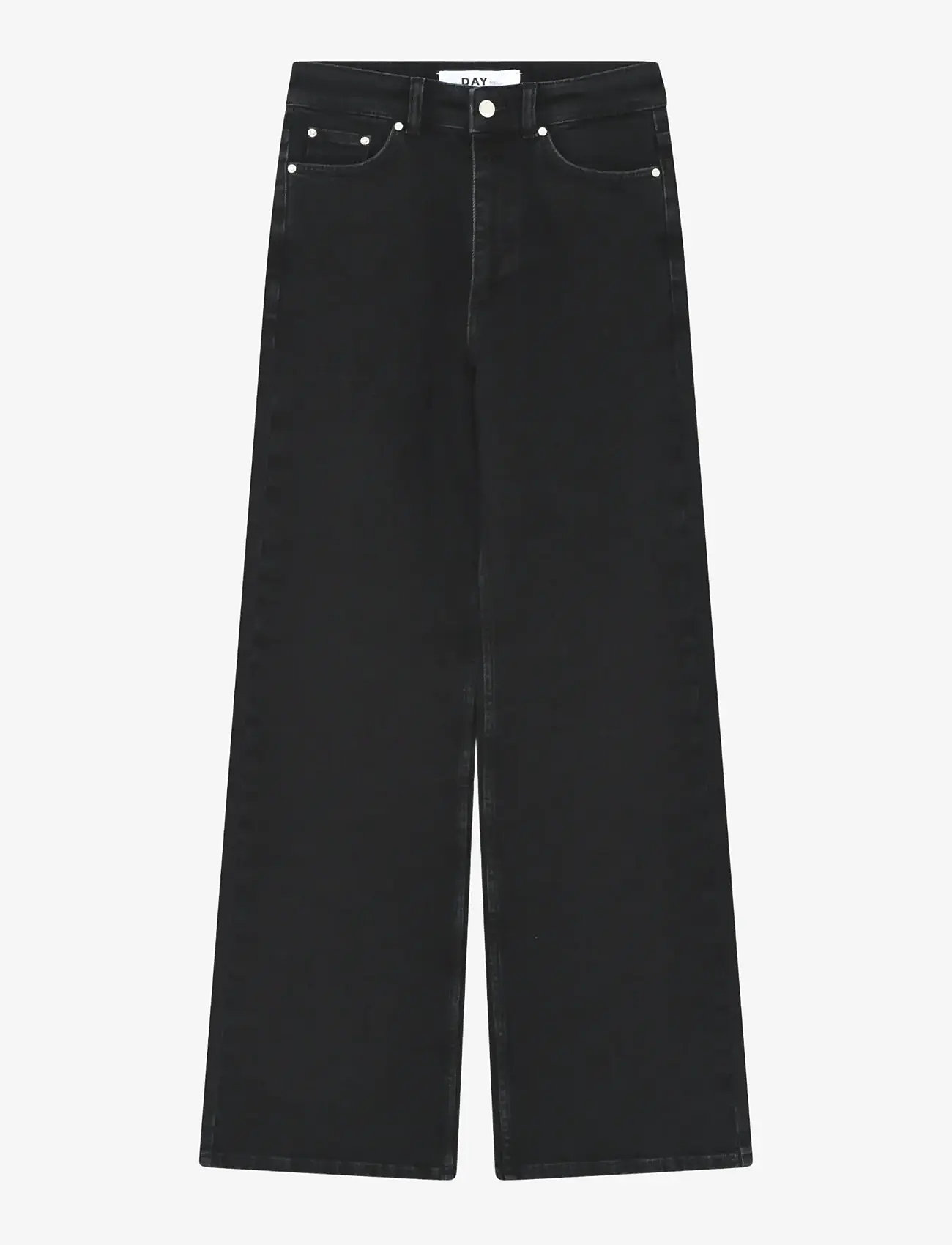 Day Birger et Mikkelsen - Cai - Black Washed Denim Stretch - brede jeans - black - 0