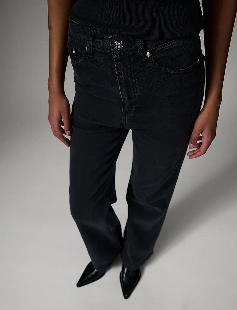 Day Birger et Mikkelsen - Cai - Black Washed Denim Stretch - brede jeans - black - 3