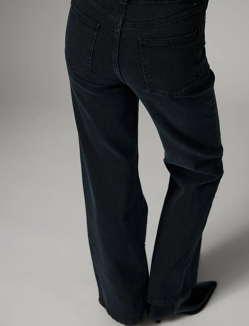 Day Birger et Mikkelsen - Cai - Black Washed Denim Stretch - brede jeans - black - 4