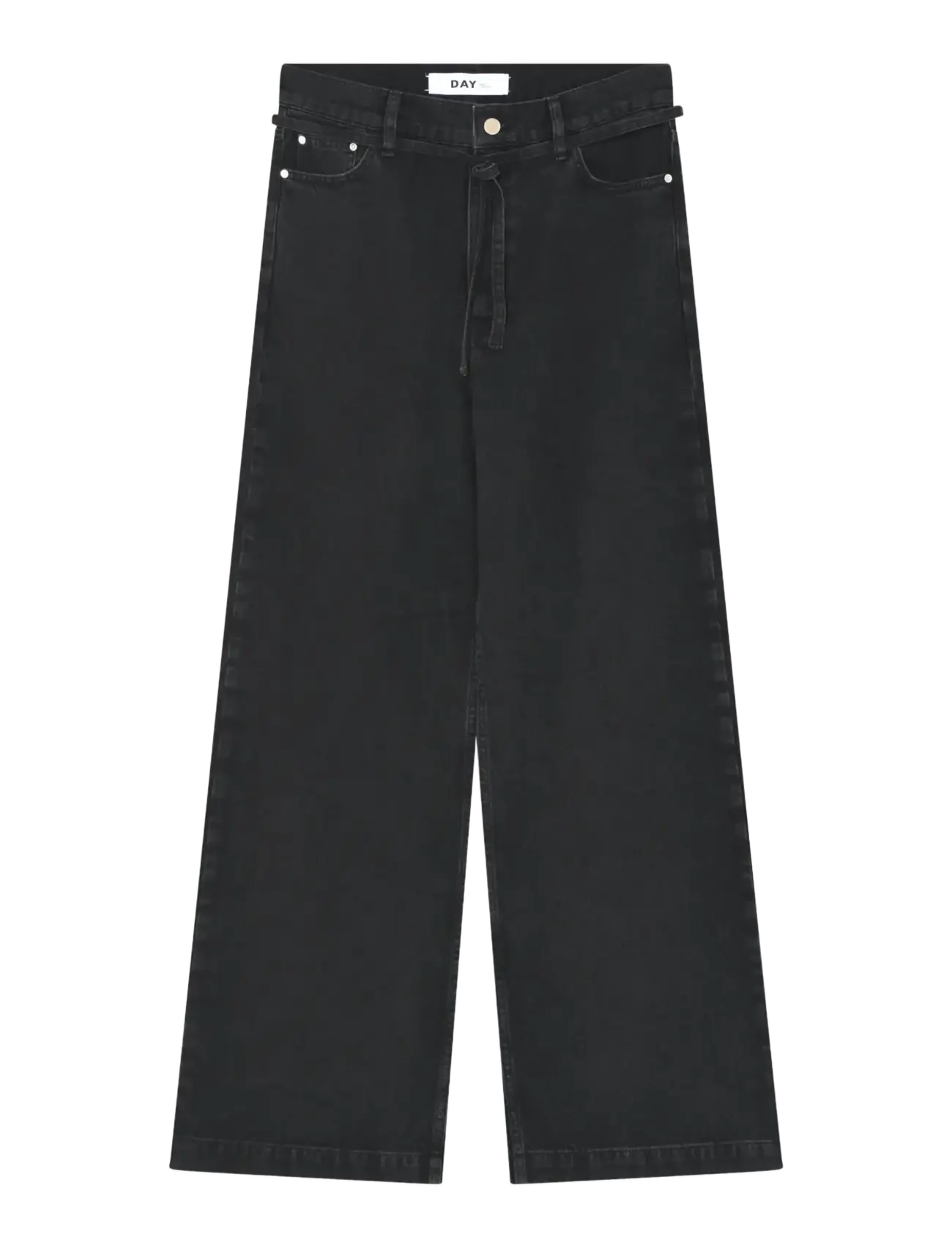 Day Birger et Mikkelsen Elijah - Black Washed Denim - Transitional Layering - BLACK / black