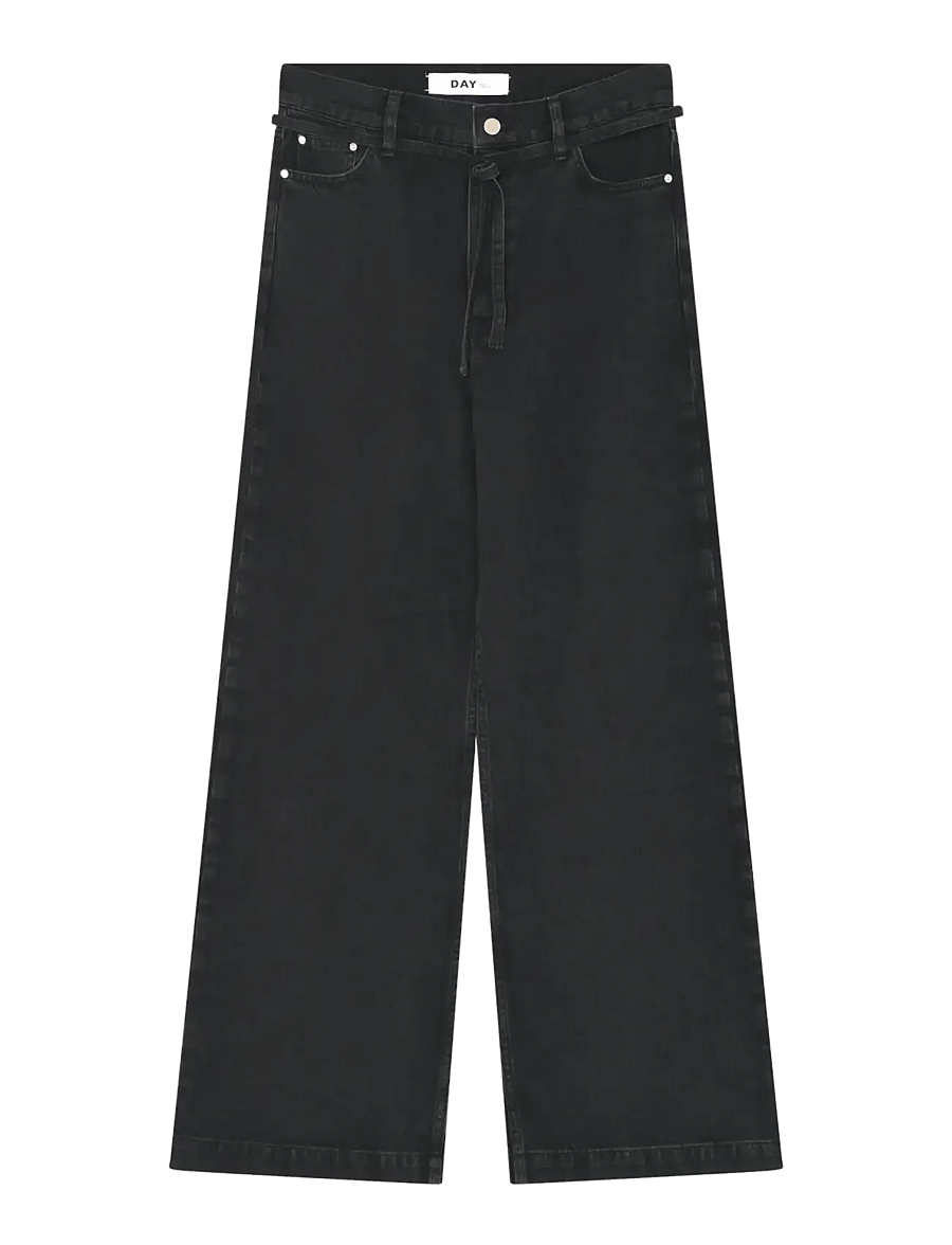 Day Birger et Mikkelsen - Elijah - Black Washed Denim - brede jeans - black - 0