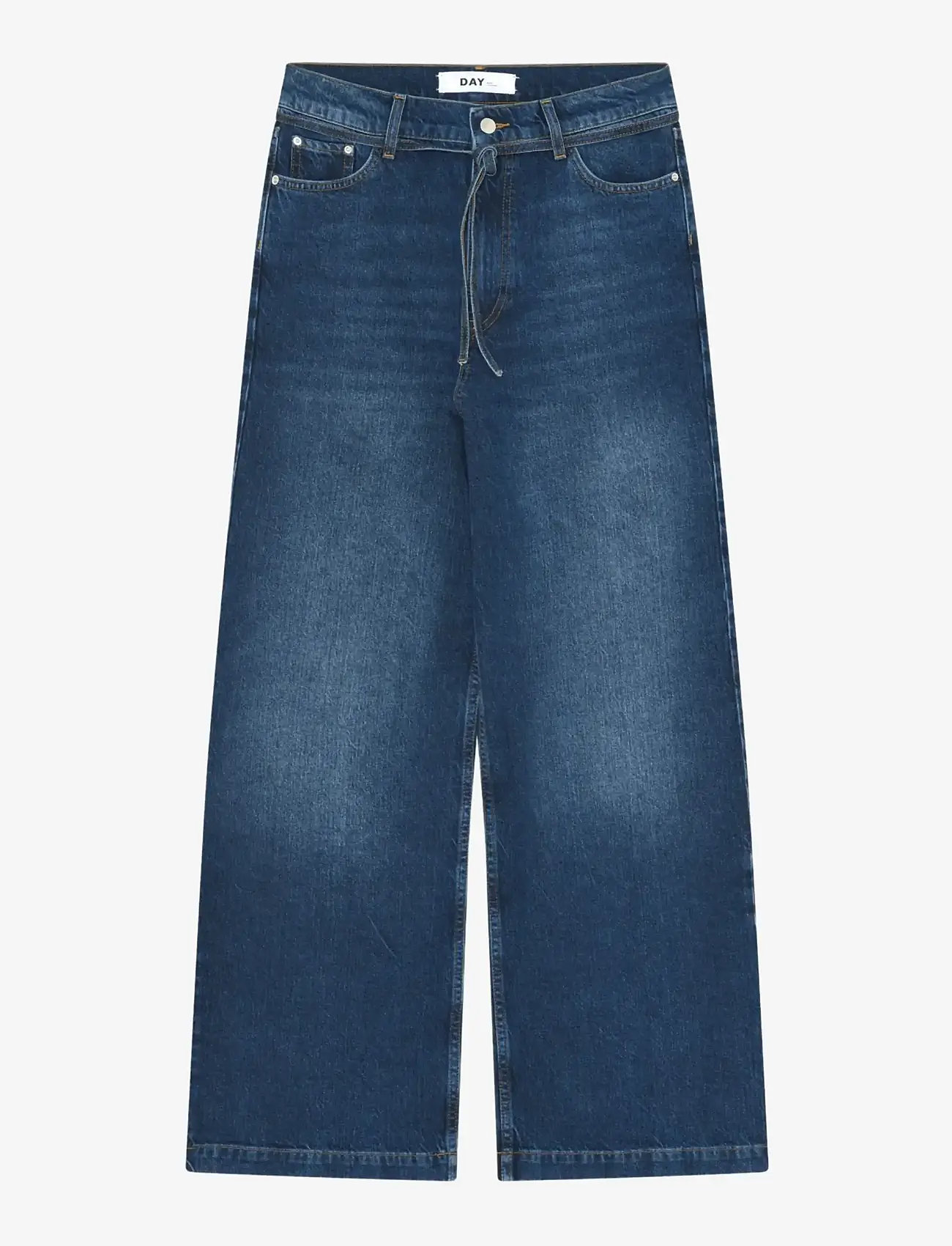 Day Birger et Mikkelsen - Elijah - Medium Blue Denim - hosen mit weitem bein - medium blue - 0