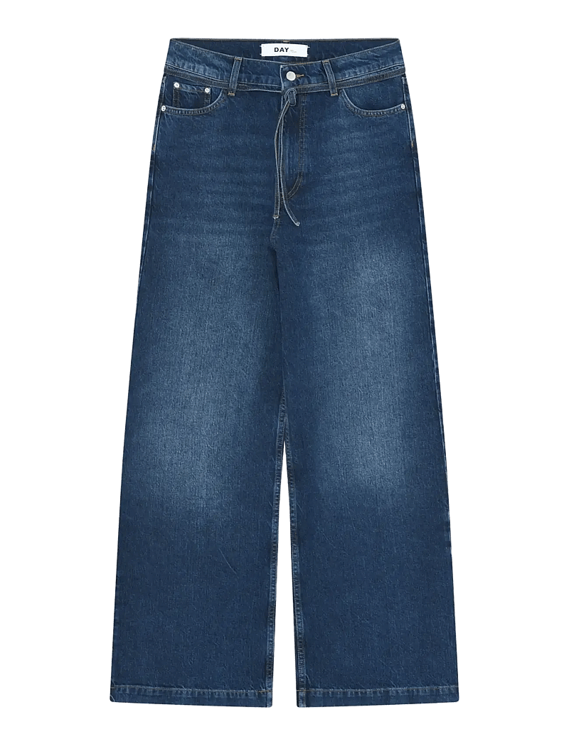 Day Birger et Mikkelsen - Elijah - Medium Blue Denim - hosen mit weitem bein - medium blue - 0