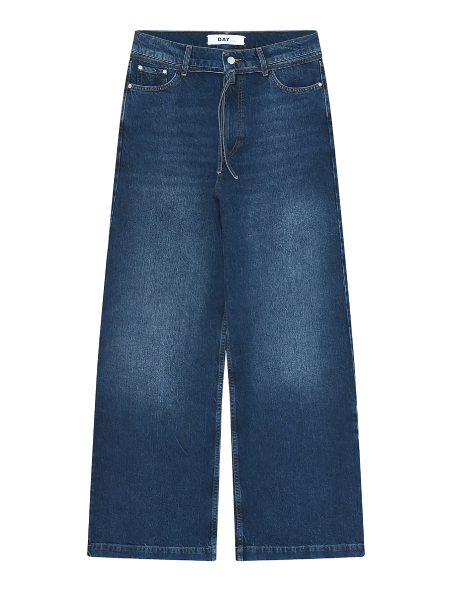 Day Birger et Mikkelsen - Elijah - Medium Blue Denim - hosen mit weitem bein - medium blue - 1