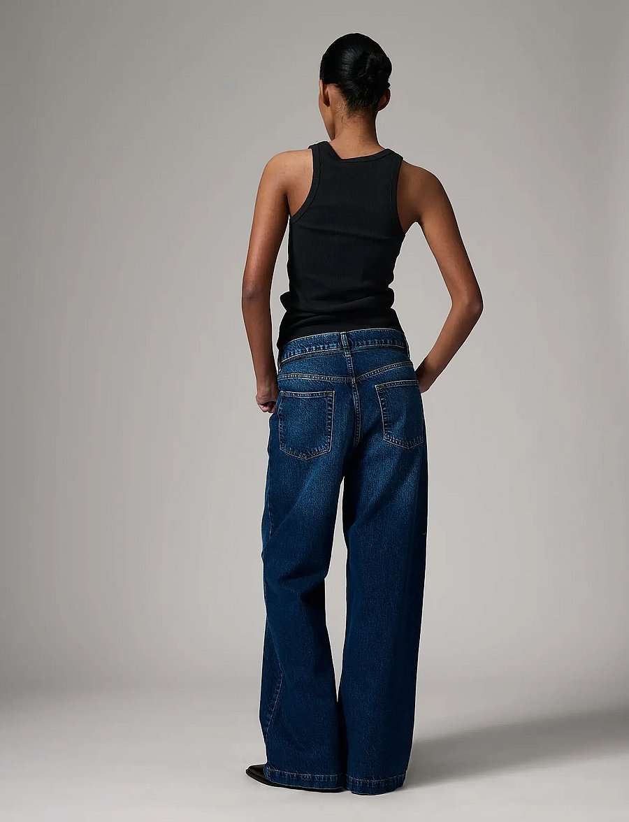 Day Birger et Mikkelsen - Elijah - Medium Blue Denim - hosen mit weitem bein - medium blue - 2