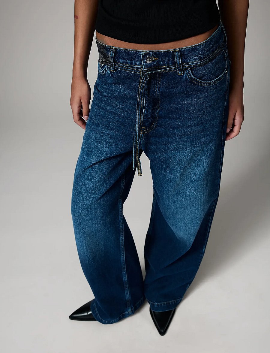 Day Birger et Mikkelsen - Elijah - Medium Blue Denim - hosen mit weitem bein - medium blue - 3