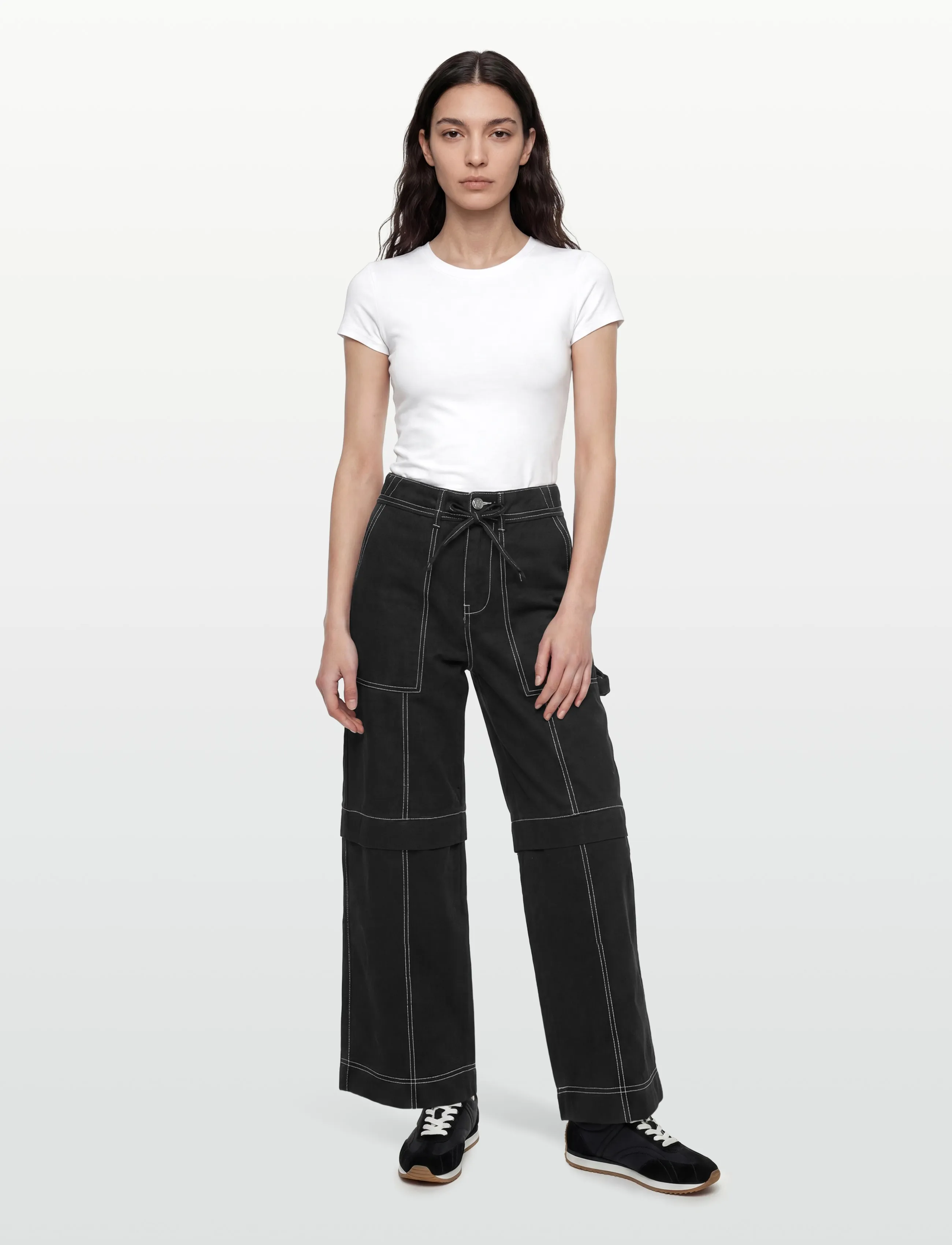 Day Birger et Mikkelsen Scott - Canvas Twill - Transitional Layering - BLACK / black
