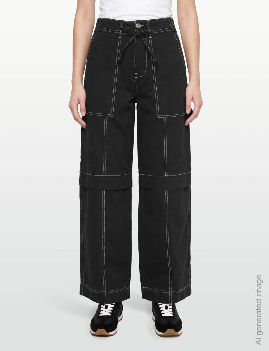 Day Birger et Mikkelsen - Scott - Canvas Twill - cargo-hosen - black - 3